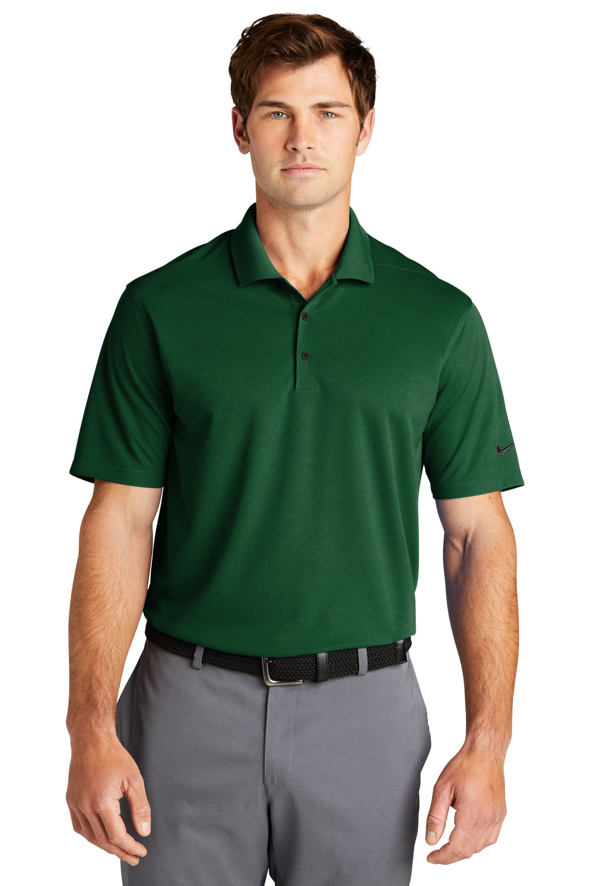 Custom Embroidered - Nike Dri-FIT Micro Pique 2.0 Polo NKDC1963 - Gorge Green