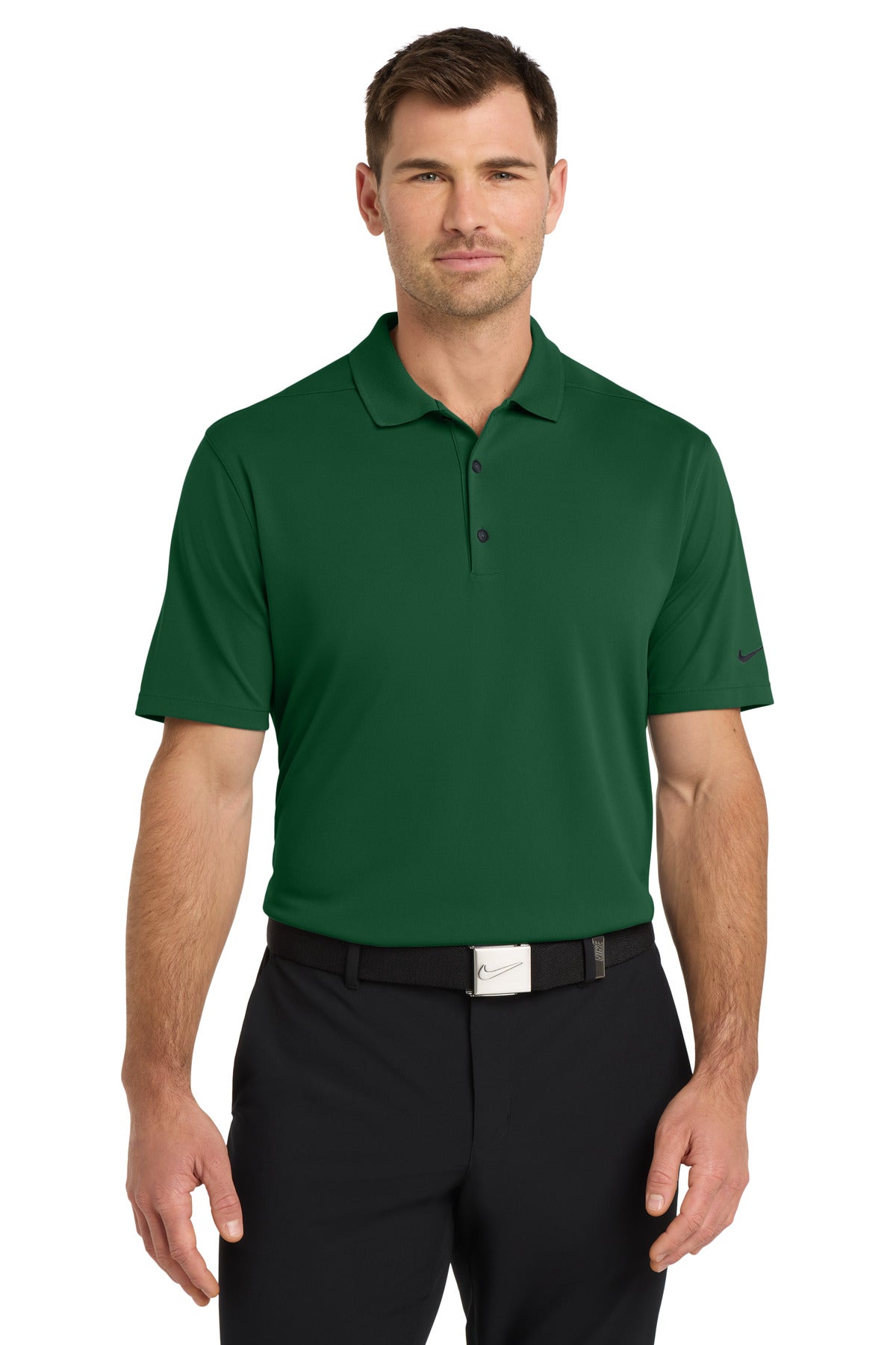 Custom Embroidered - Nike Dri-FIT Micro Pique 2.0 Polo NKDC1963 - Gorge Green