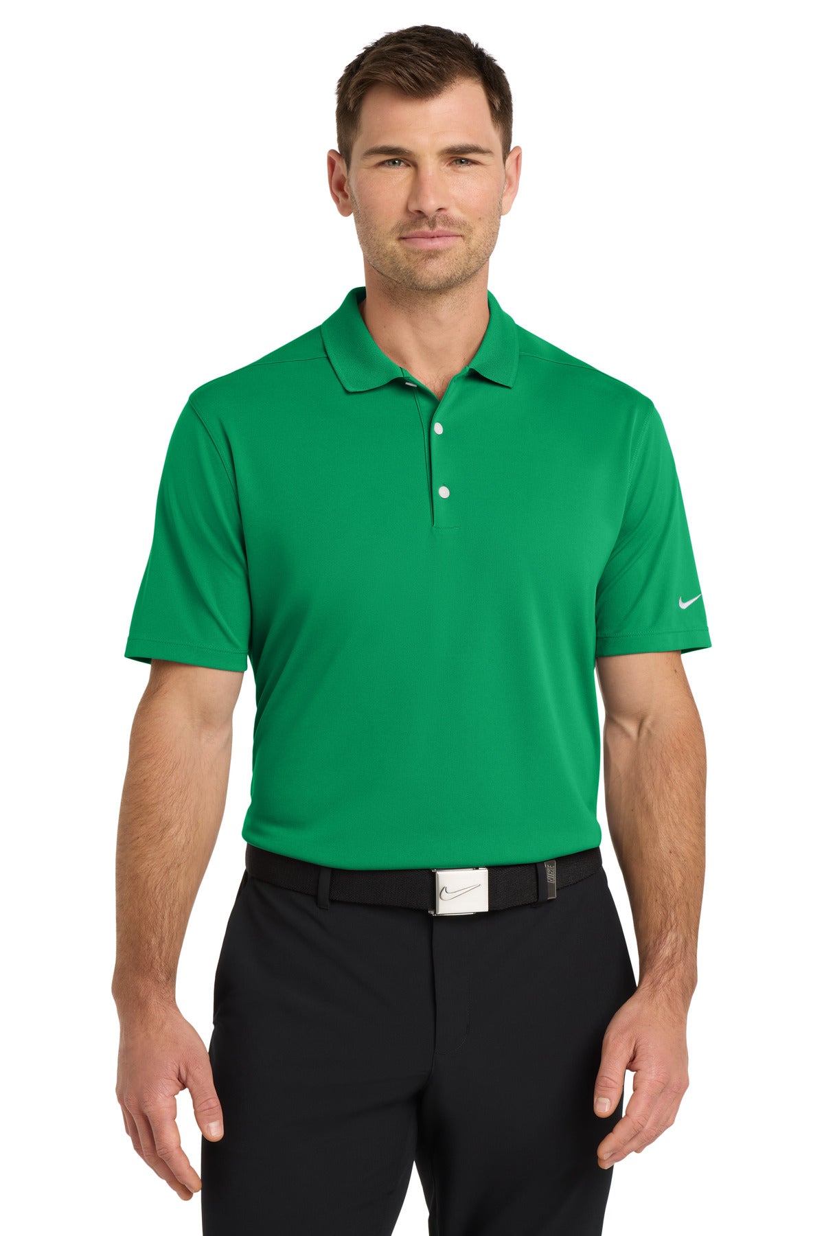 Custom Embroidered - Nike Dri-FIT Micro Pique 2.0 Polo NKDC1963 - Lucid Green