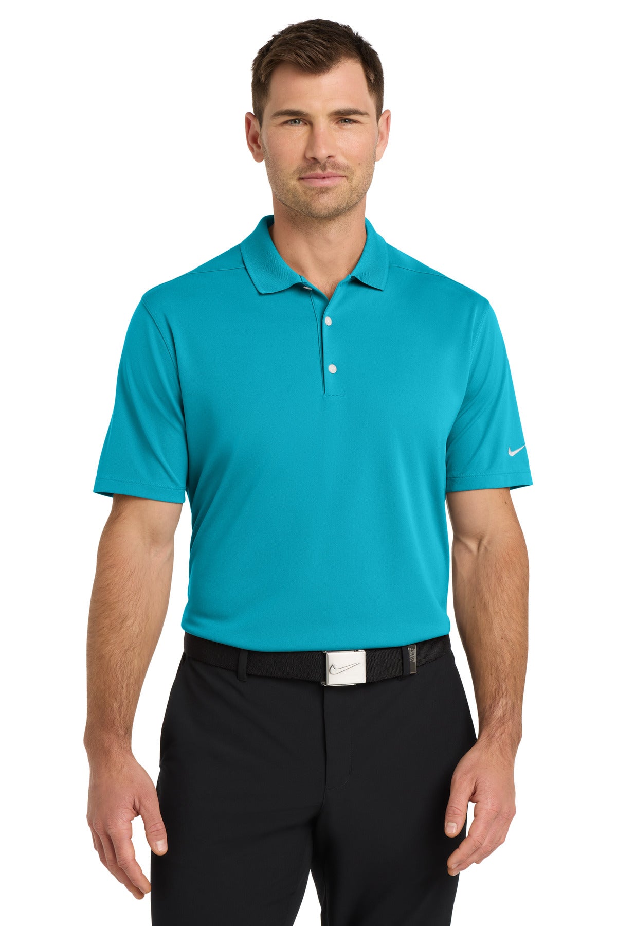 Custom Embroidered - Nike Dri-FIT Micro Pique 2.0 Polo NKDC1963 - Tidal Blue