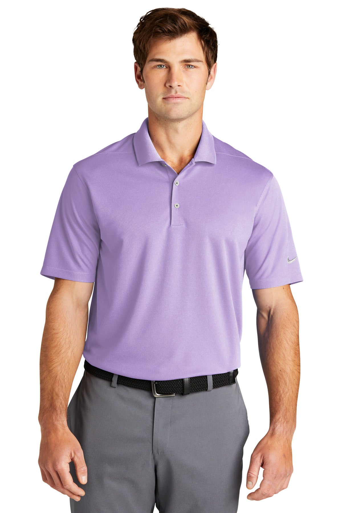 Custom Embroidered - Nike Dri-FIT Micro Pique 2.0 Polo NKDC1963 - Urban Lilac