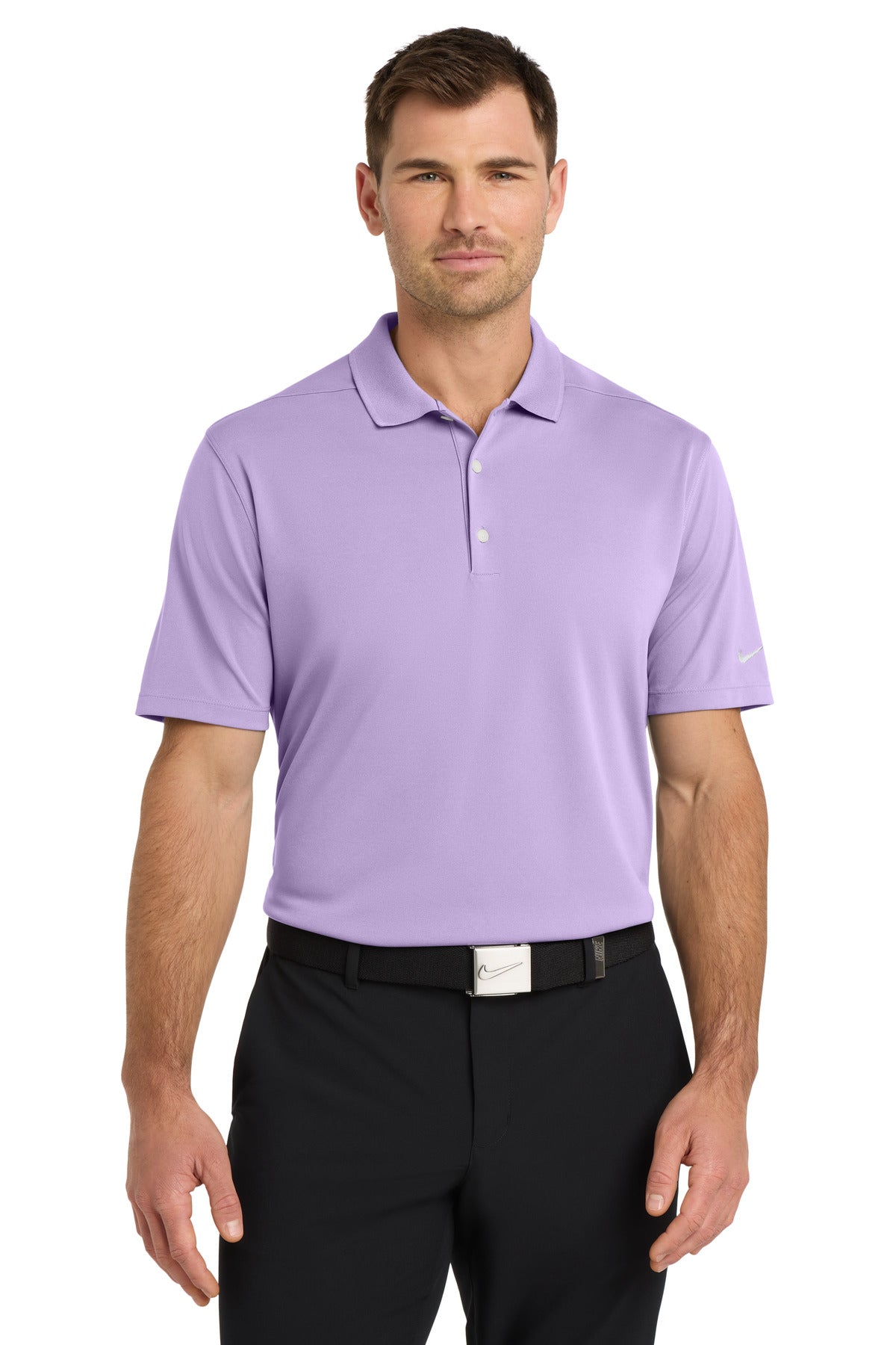 Custom Embroidered - Nike Dri-FIT Micro Pique 2.0 Polo NKDC1963 - Urban Lilac