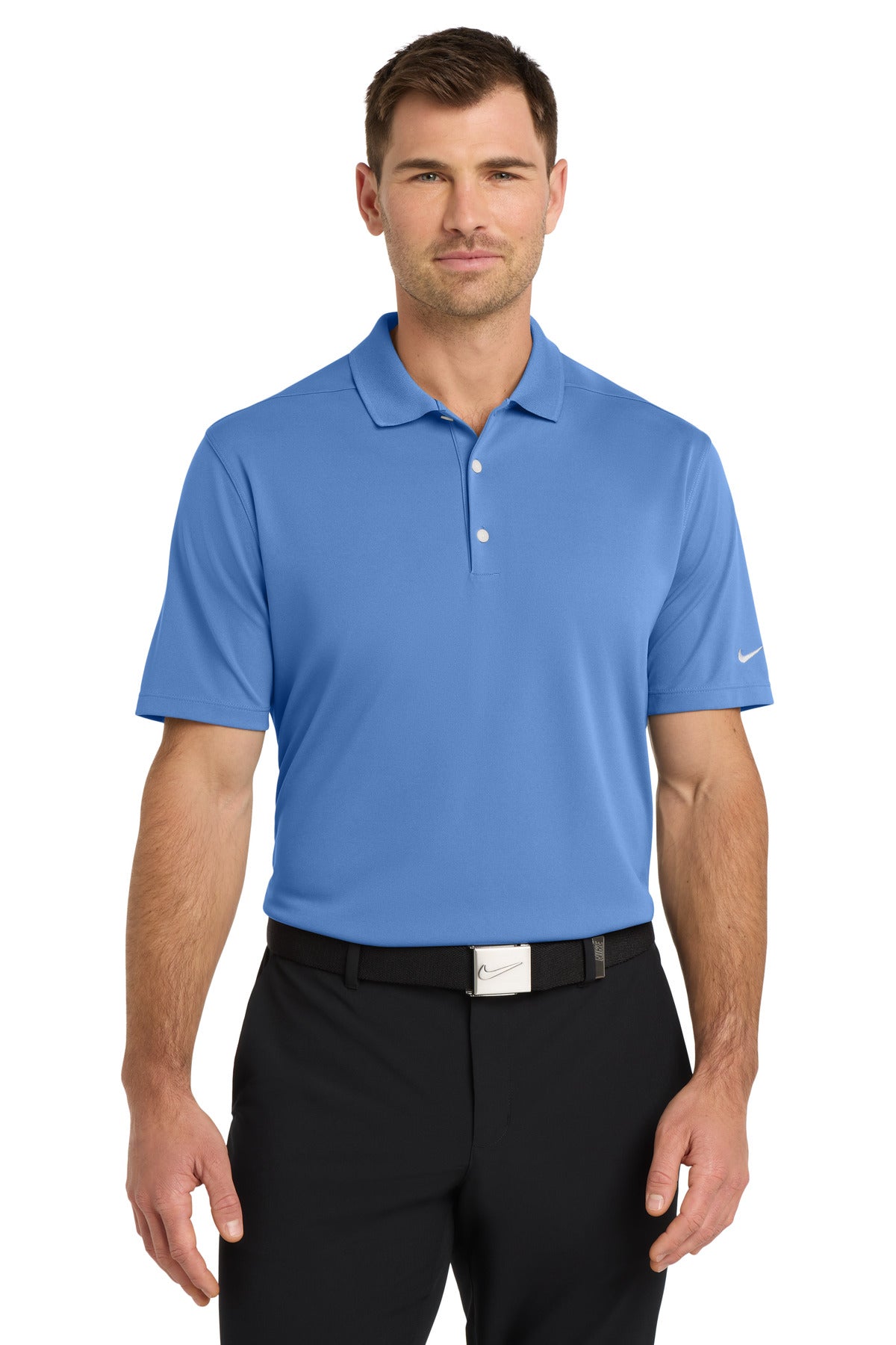 Custom Embroidered - Nike Dri-FIT Micro Pique 2.0 Polo NKDC1963 - Valor Blue