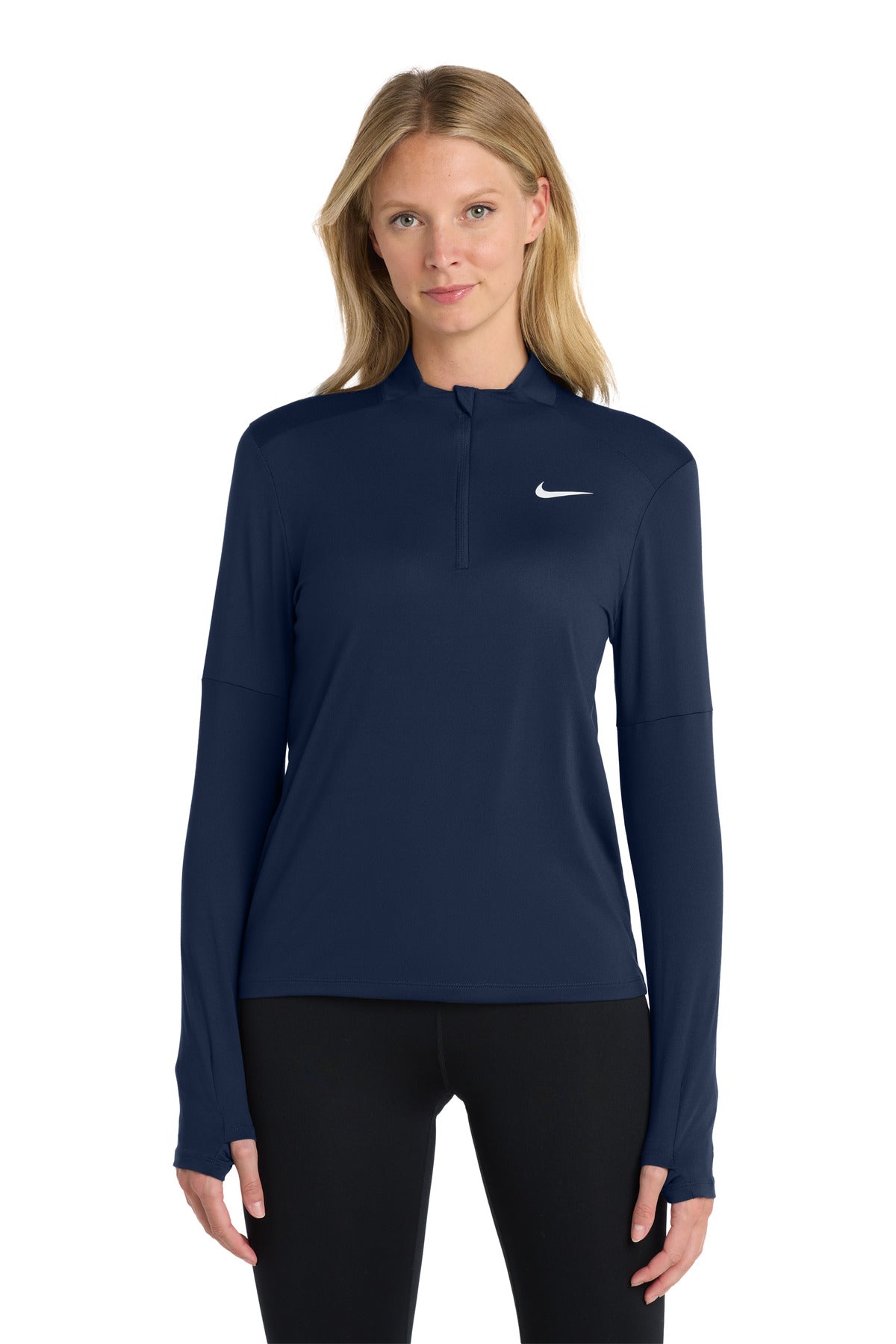 Custom Embroidery or DTF Print - Nike Women's Dri-FIT Element 1/2-Zip Top NKDH4951