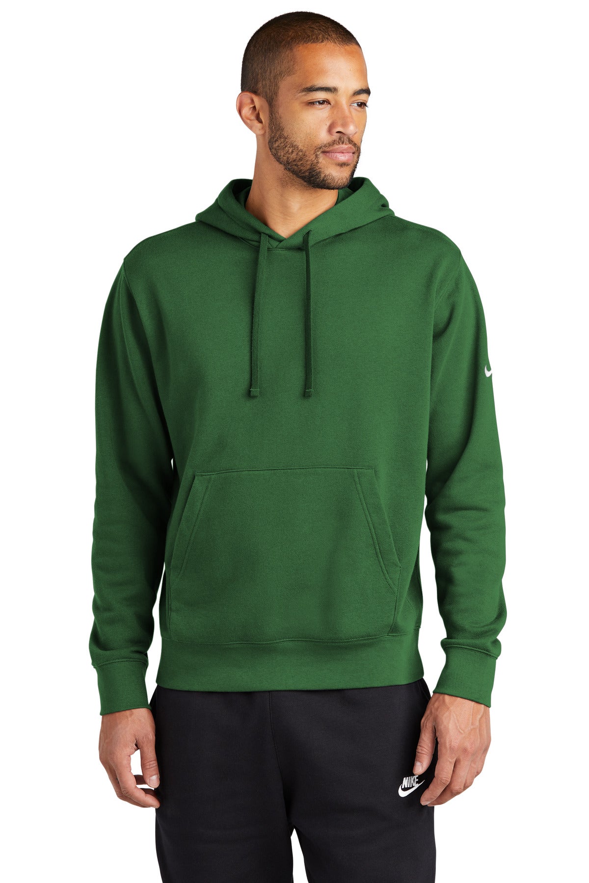 Custom Embroidered - Nike Club Fleece Sleeve Swoosh Pullover Hoodie NKDR1499