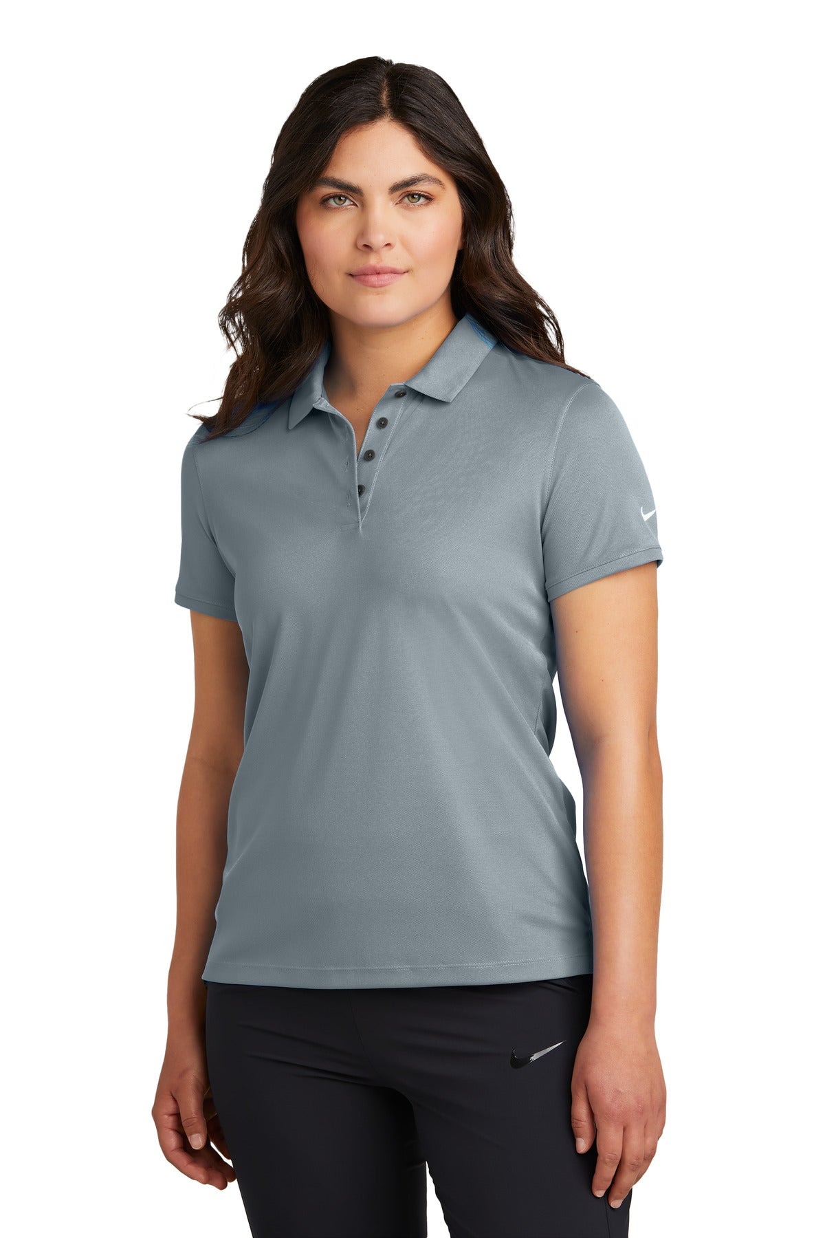 Custom Embroidered - Nike Women's Victory Solid Polo NKDX6685