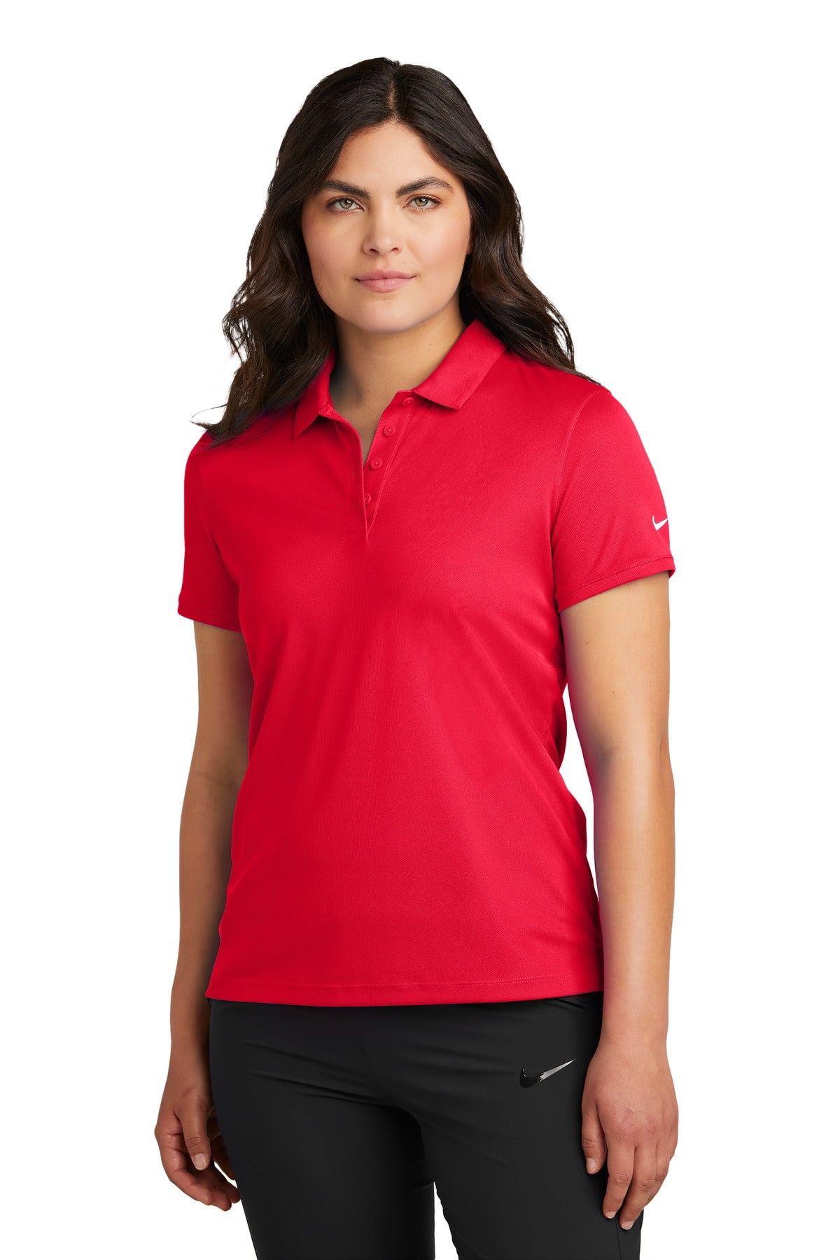 Custom Embroidered - Nike Women's Victory Solid Polo NKDX6685