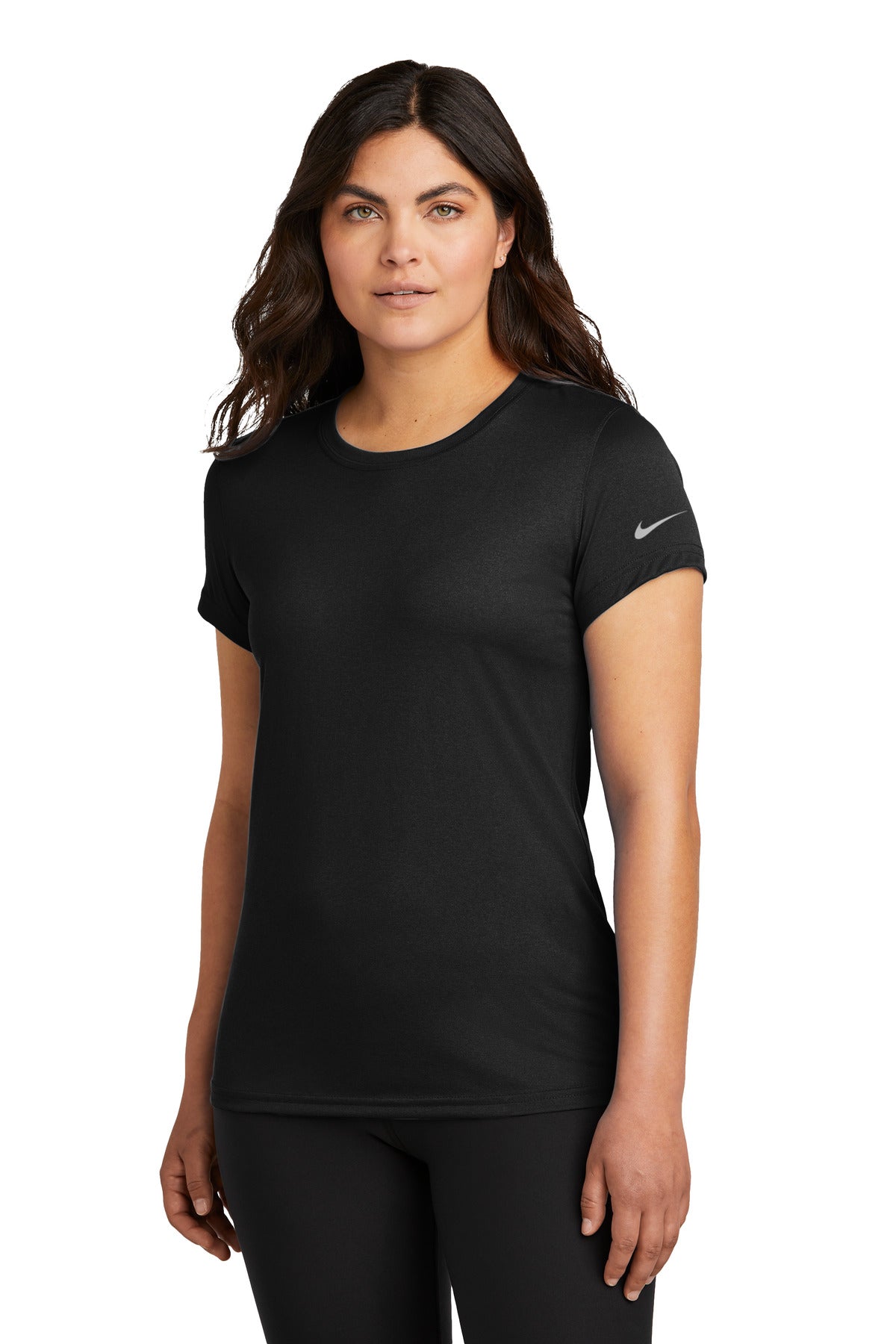 Custom Embroidered - Nike Ladies Swoosh Sleeve rLegend Tee NKDX8734