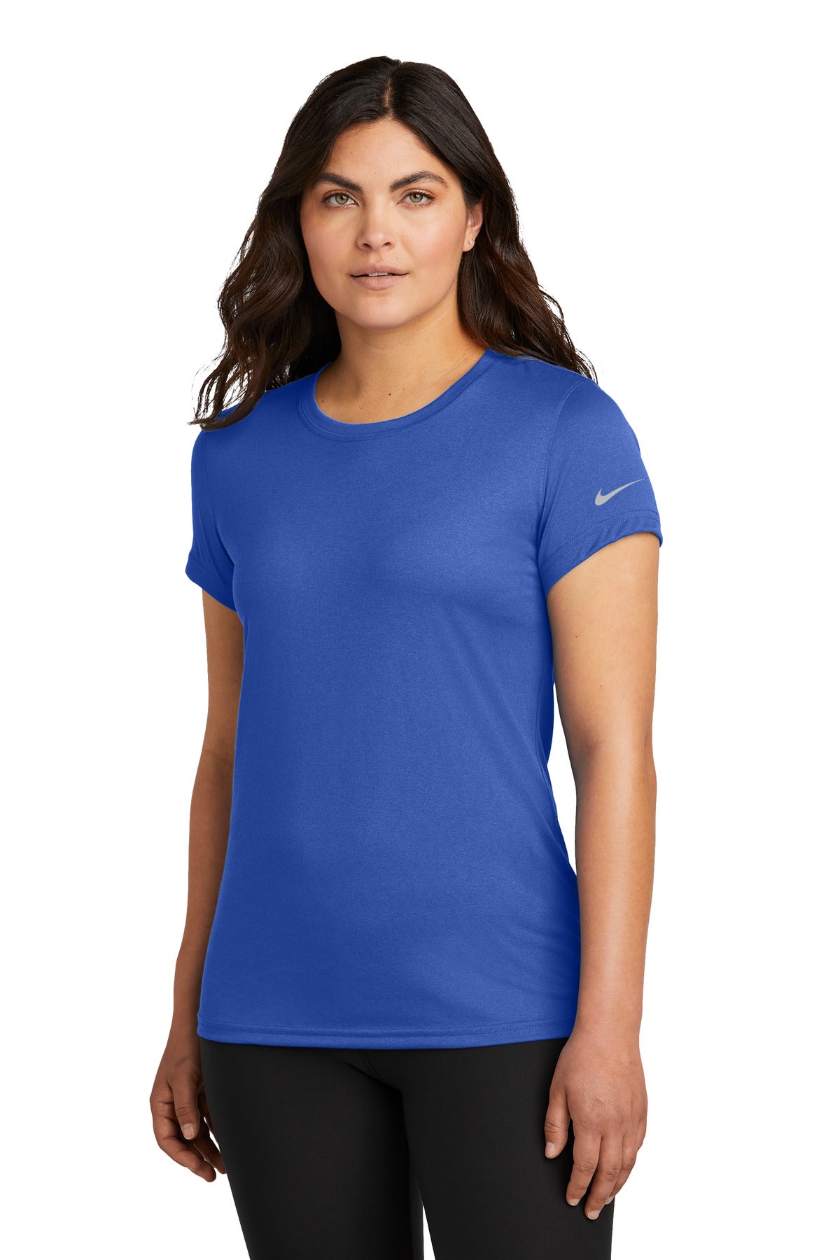 Custom Embroidered - Nike Ladies Swoosh Sleeve rLegend Tee NKDX8734