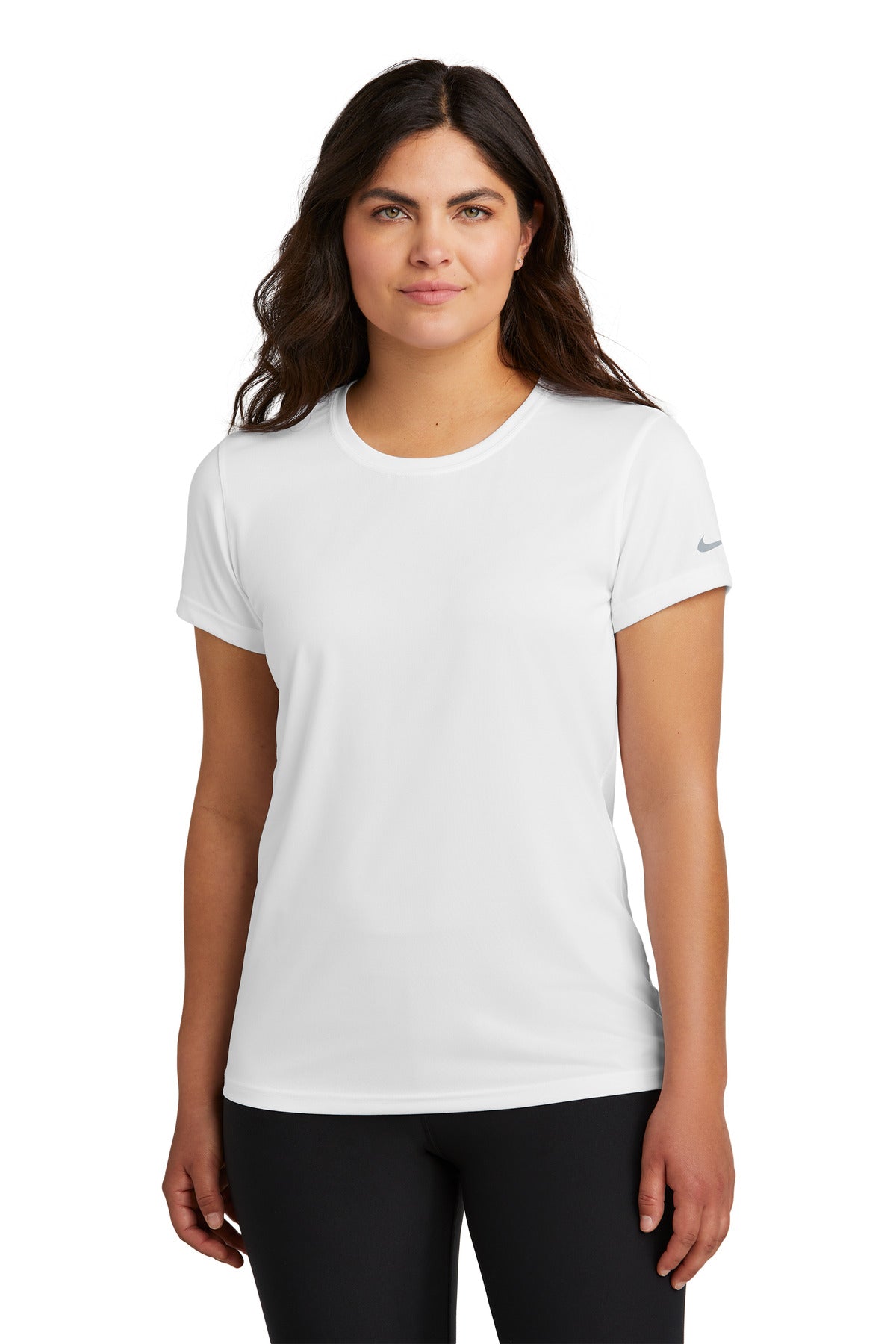 Custom Embroidered - Nike Women's Swoosh Sleeve rLegend Tee NKDX8734