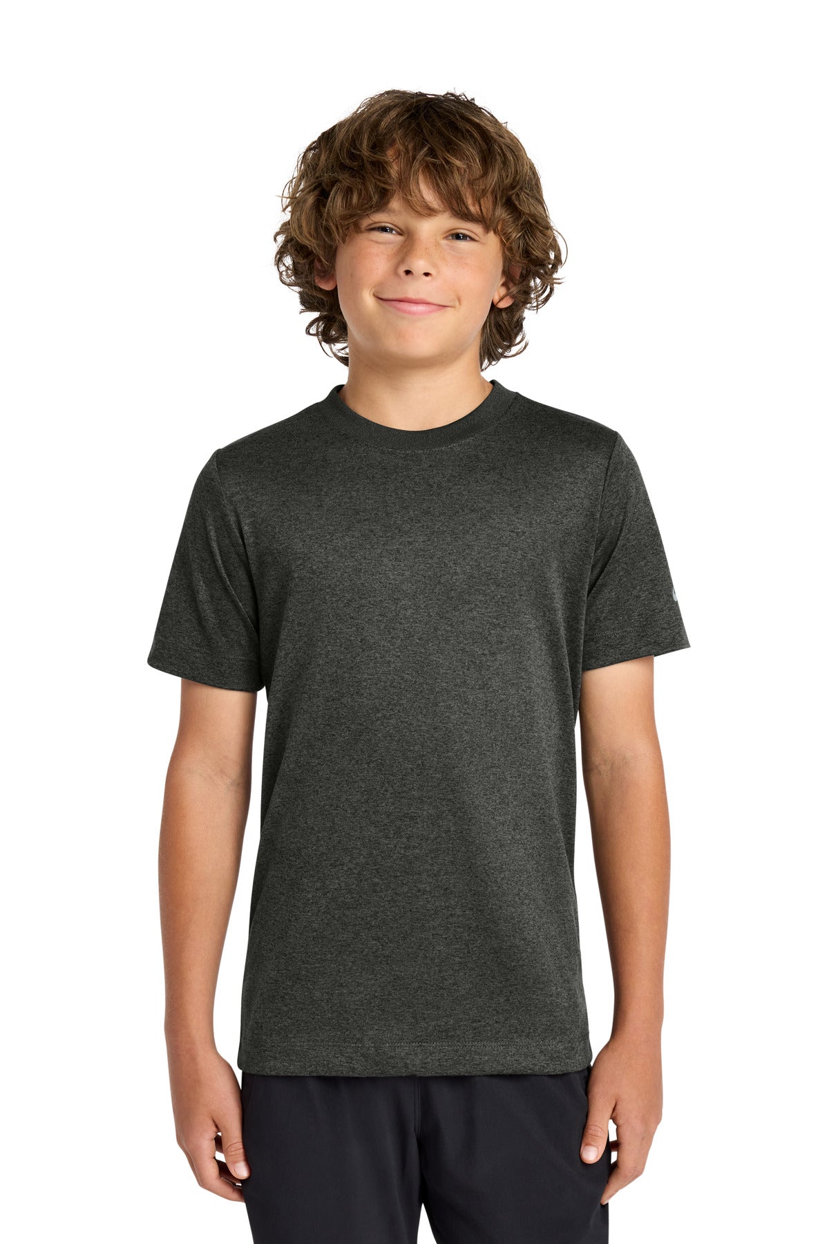 Custom Embroidery or DTF Print - Nike Youth Swoosh Sleeve rLegend Tee NKDX8787