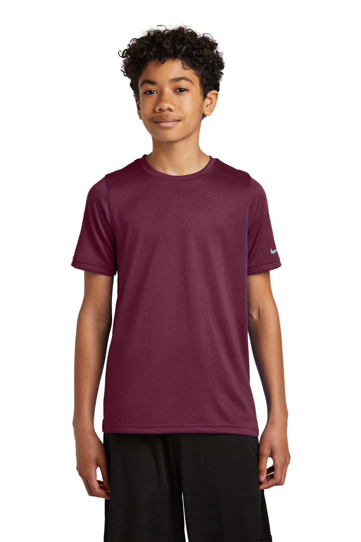 Custom Embroidery or DTF Print - Nike Youth Swoosh Sleeve rLegend Tee NKDX8787