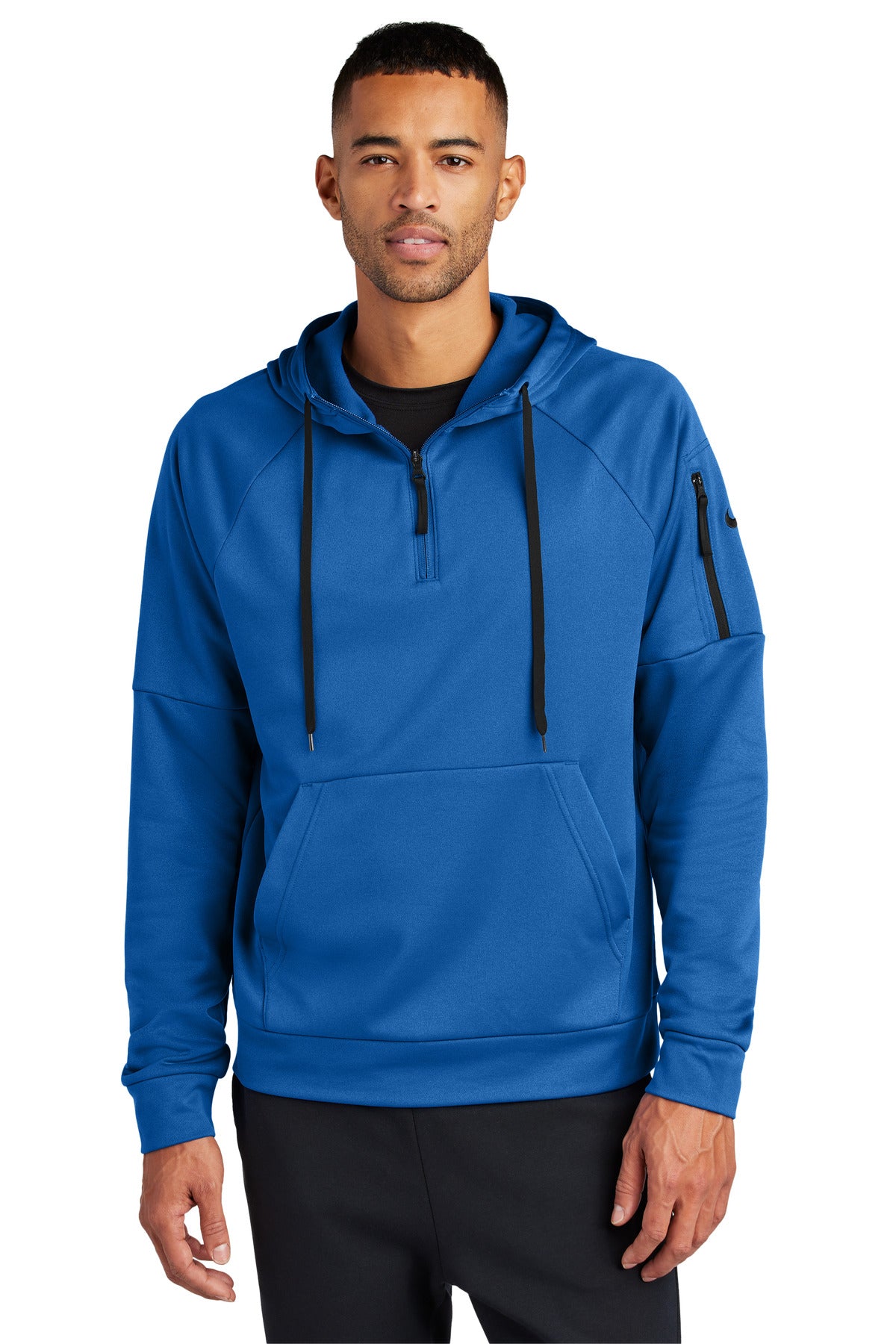 Custom Embroidered - Nike Therma-FIT Pocket 1/4-Zip Fleece Hoodie NKFD9742