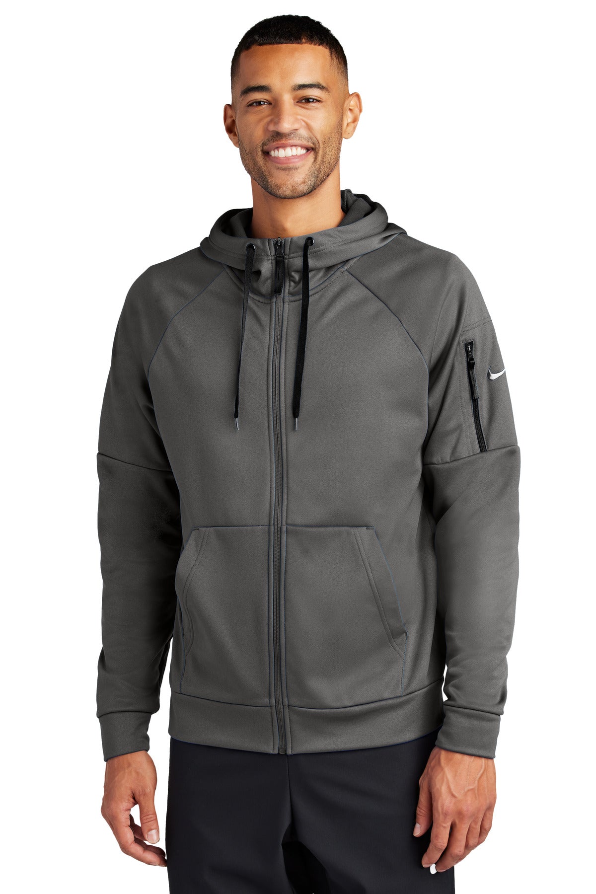 Custom Embroidery or DTF Print - Nike Therma-FIT Pocket Full-Zip Fleece Hoodie NKFD9859