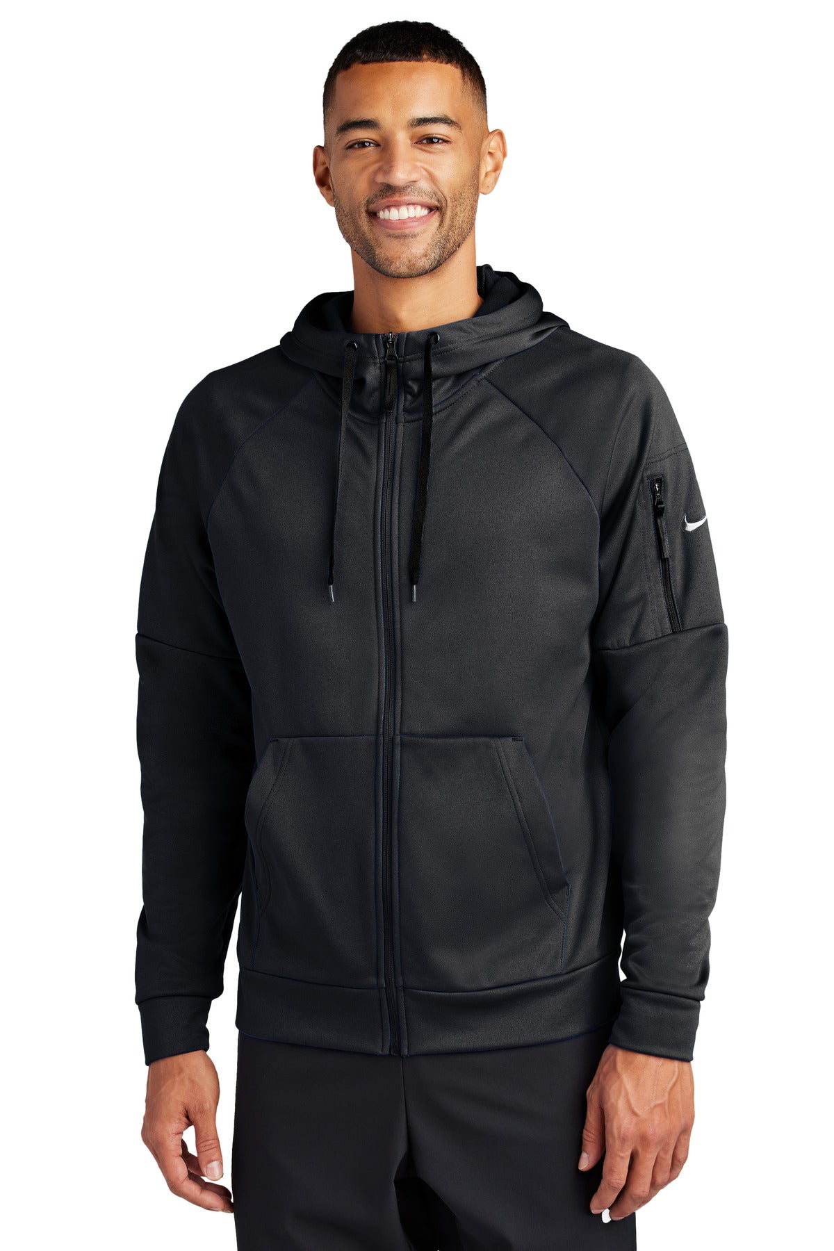 Custom Embroidery or DTF Print - Nike Therma-FIT Pocket Full-Zip Fleece Hoodie NKFD9859