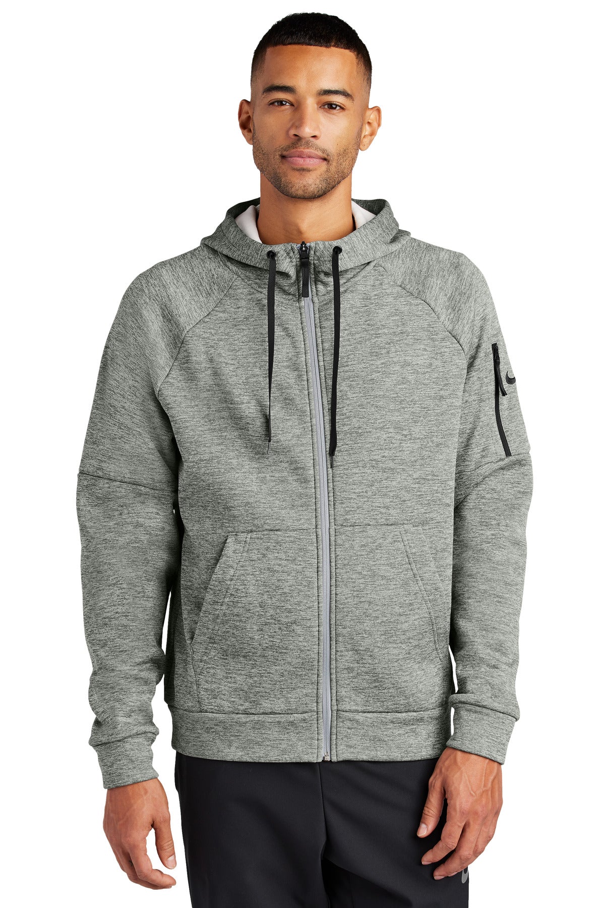 Custom Embroidery or DTF Print - Nike Therma-FIT Pocket Full-Zip Fleece Hoodie NKFD9859