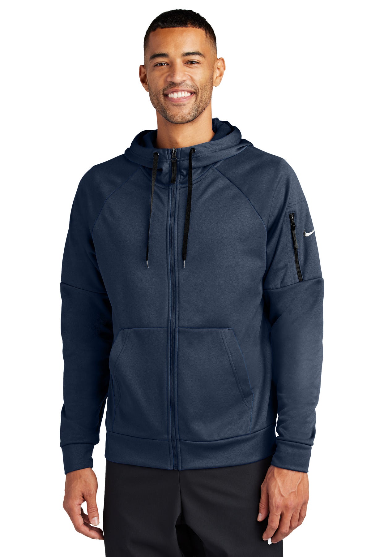 Custom Embroidery or DTF Print - Nike Therma-FIT Pocket Full-Zip Fleece Hoodie NKFD9859