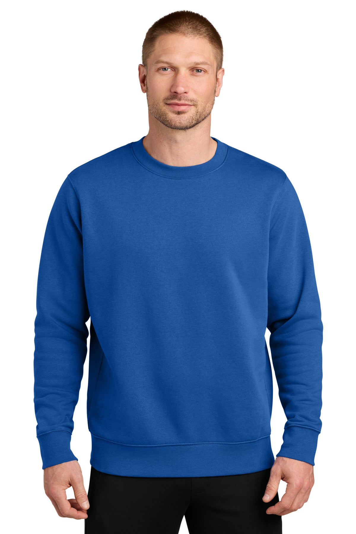Custom Embroidery or DTF Print - Nike Club Fleece Sleeve Swoosh Crew NKFD9863