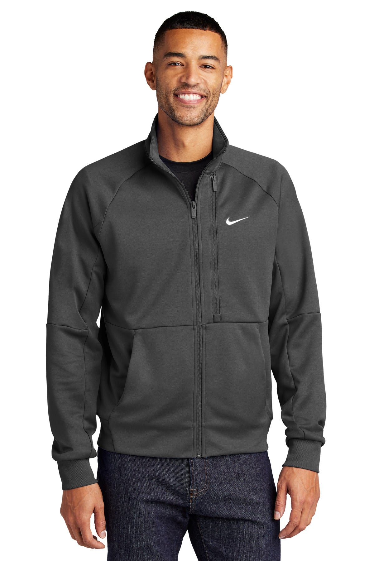 Custom Embroidered - Nike Full-Zip Chest Swoosh Jacket NKFD9891