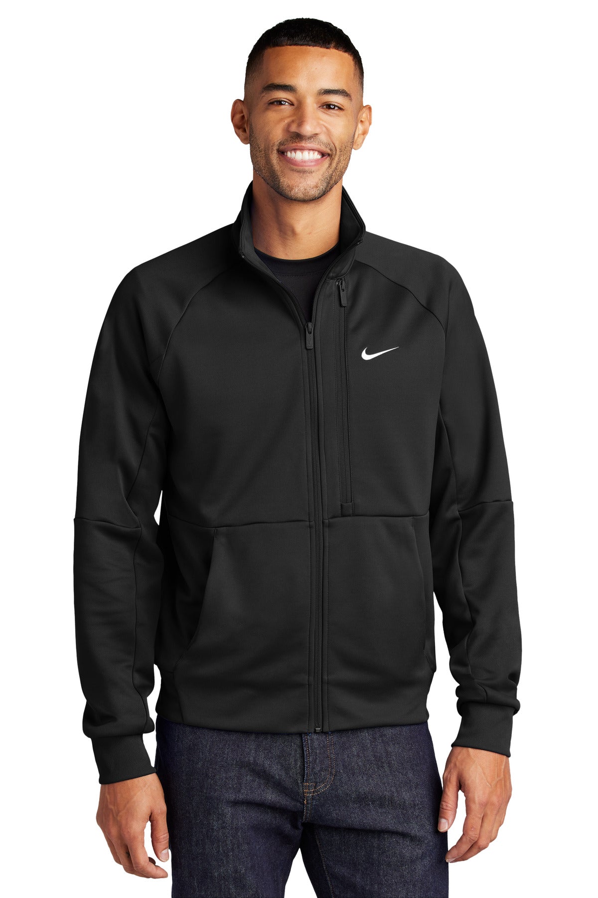 Custom Embroidered - Nike Full-Zip Chest Swoosh Jacket NKFD9891