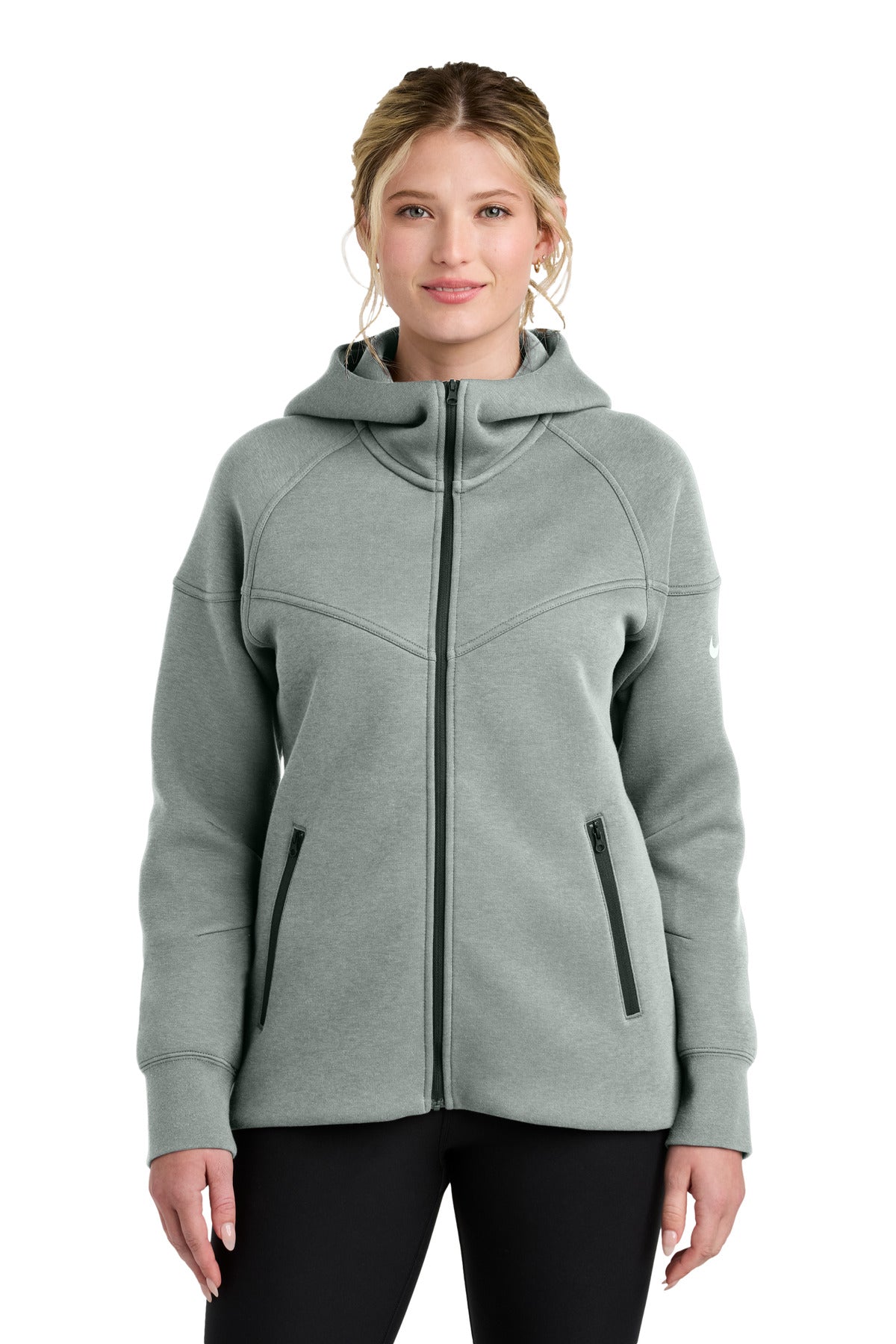 Custom Embroidered - Nike Women's Tech Fleece Full-Zip Hoodie NKFQ4798