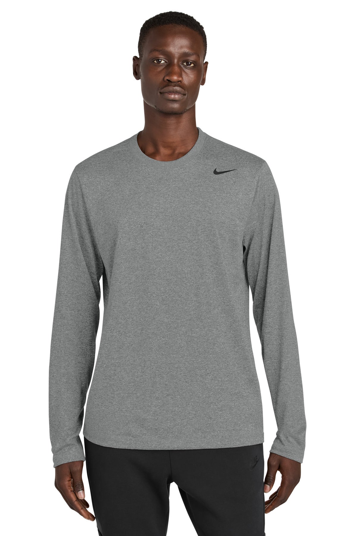 Custom Embroidery or DTF Print - Nike Team rLegend Long Sleeve Tee NKHQ4550
