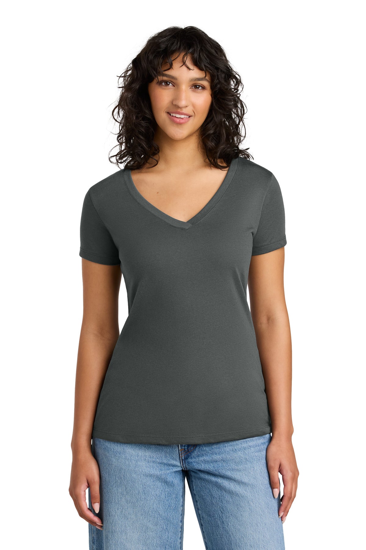 Custom Embroidery or DTF Print - Next Level Apparel ®  Women's Ideal V-Neck Tee NL1540