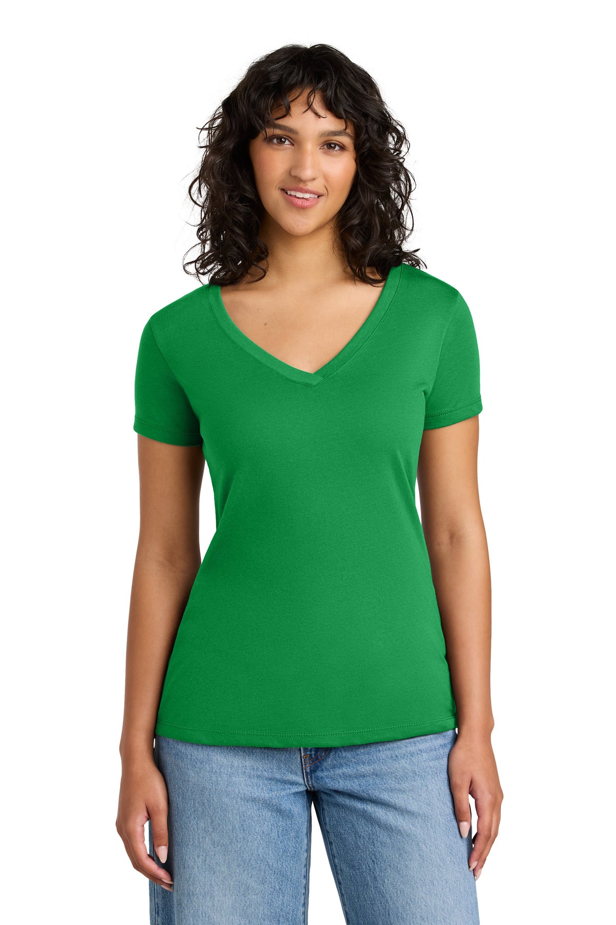 Custom Embroidery or DTF Print - Next Level Apparel ®  Women's Ideal V-Neck Tee NL1540