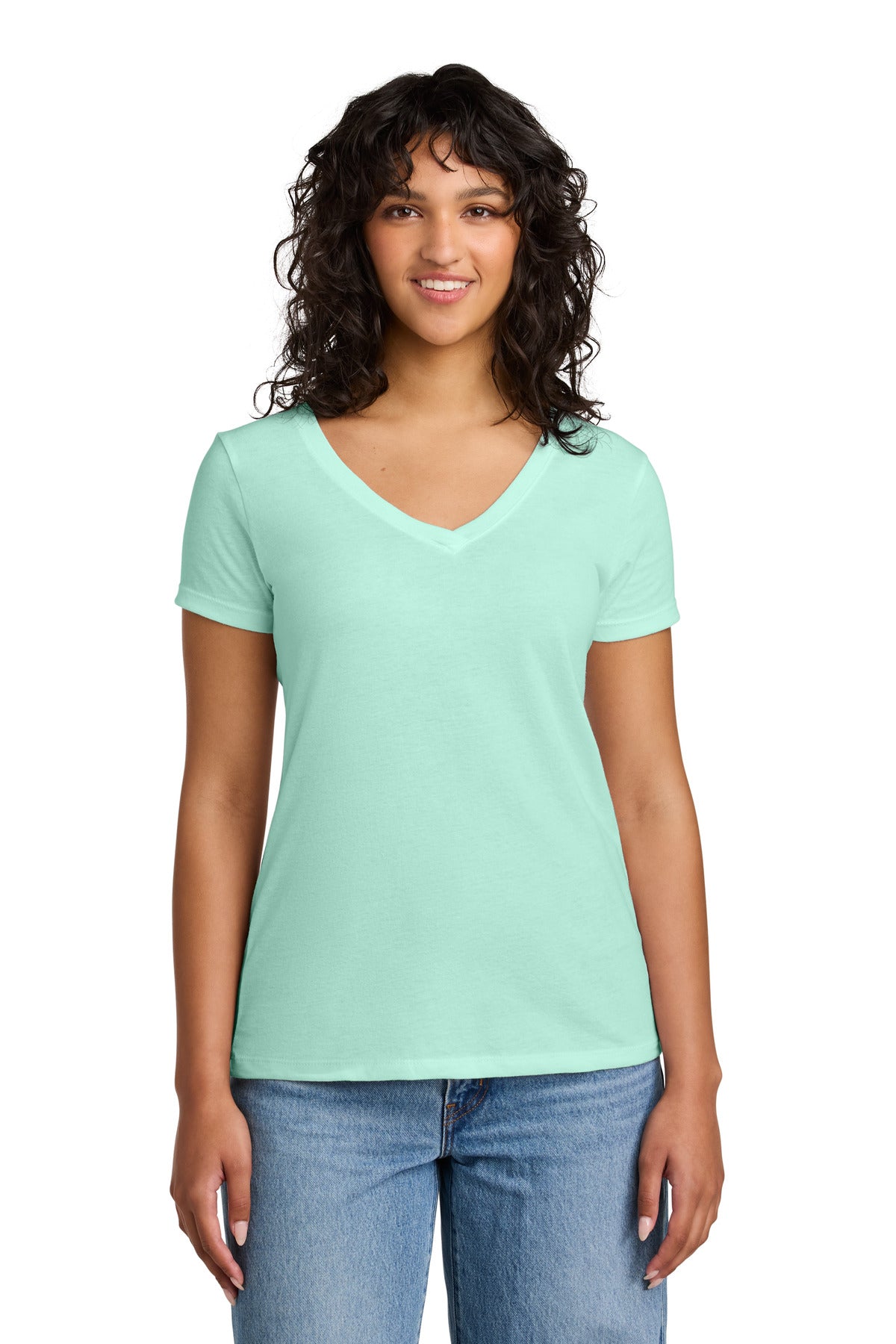 Custom Embroidery or DTF Print - Next Level Apparel ®  Women's Ideal V-Neck Tee NL1540