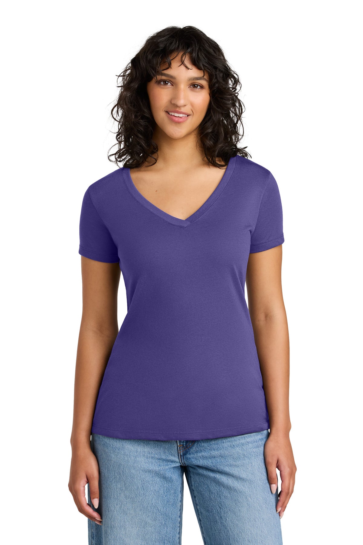 Custom Embroidery or DTF Print - Next Level Apparel ®  Women's Ideal V-Neck Tee NL1540