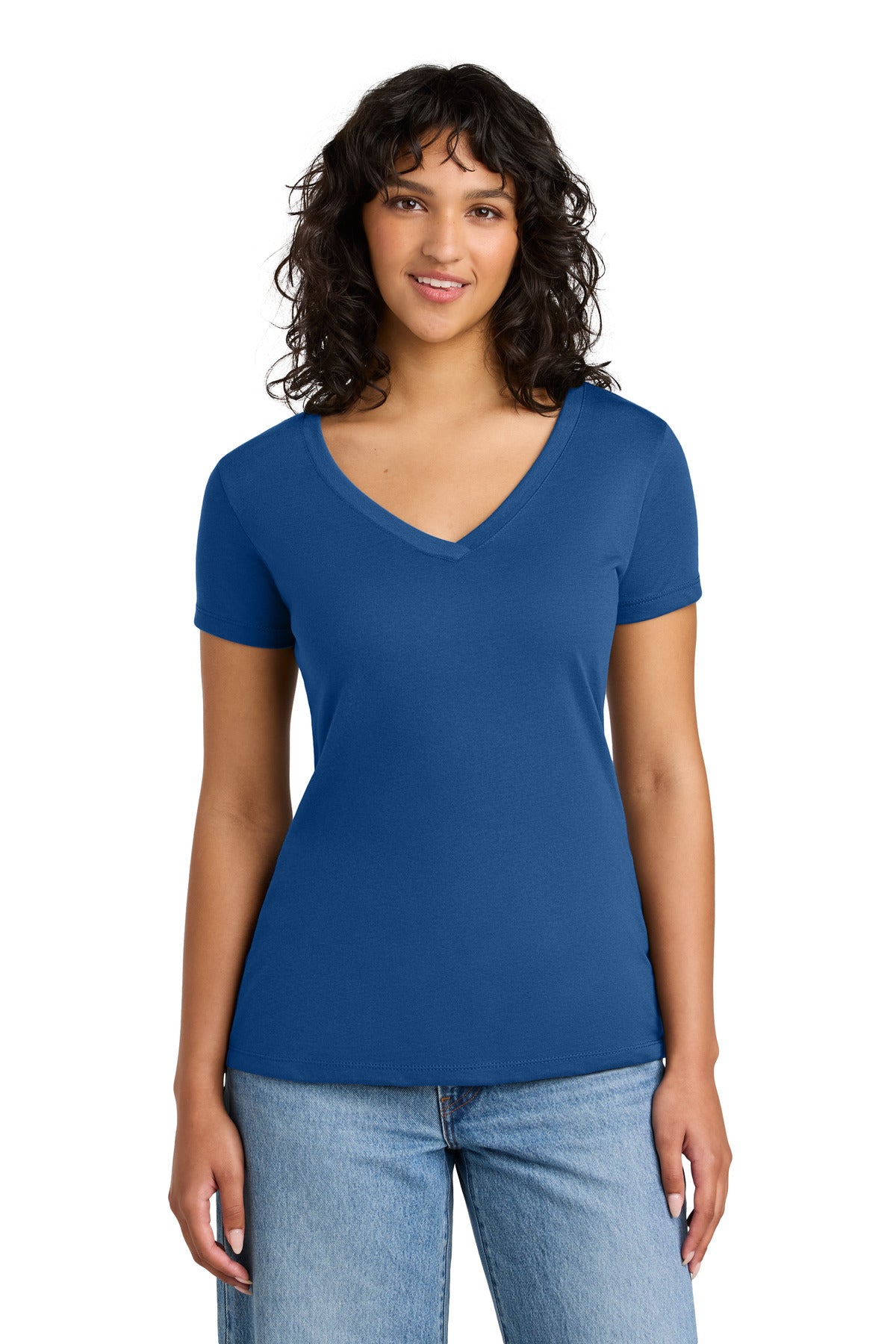 Custom Embroidery or DTF Print - Next Level Apparel ®  Women's Ideal V-Neck Tee NL1540