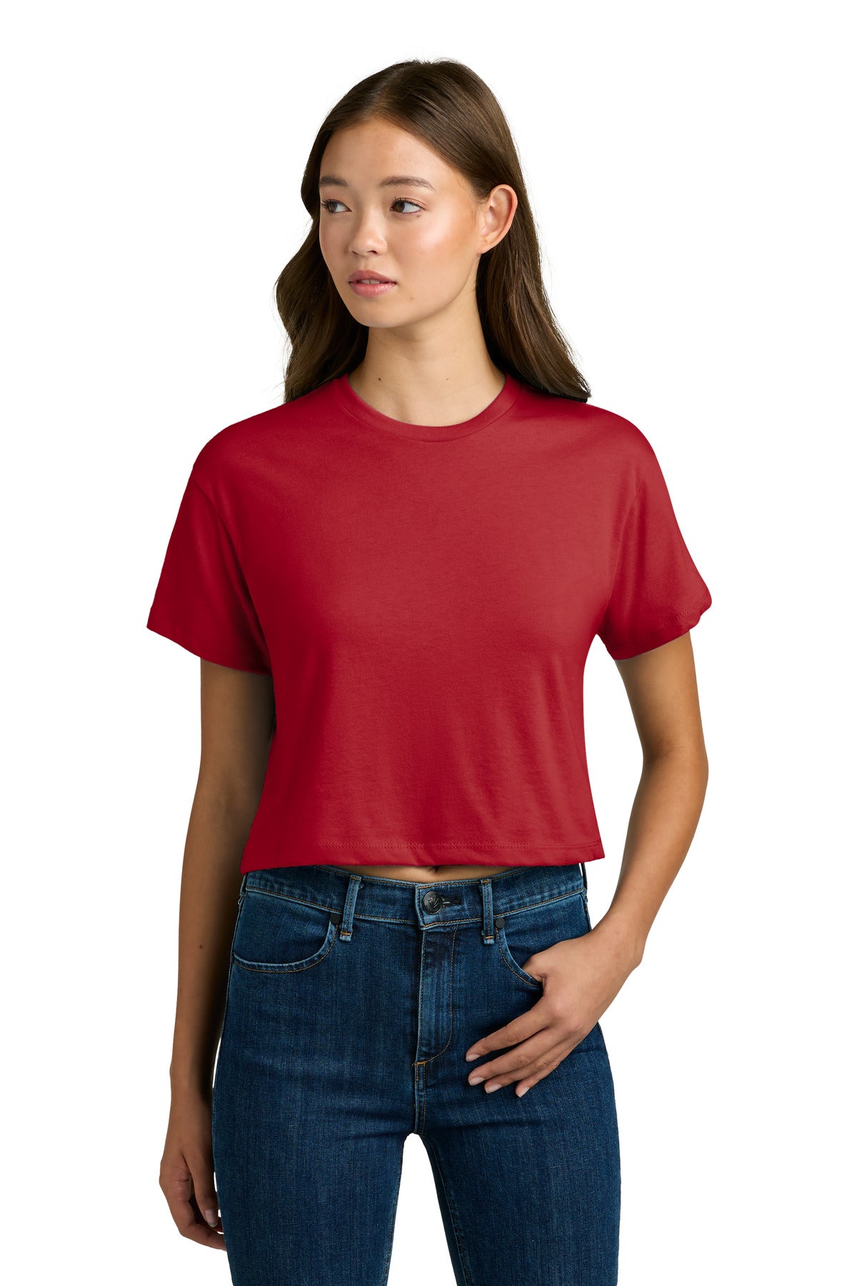 Custom Embroidery or DTF Print - Next Level Apparel ®  Women's Ideal Crop Top NL1580