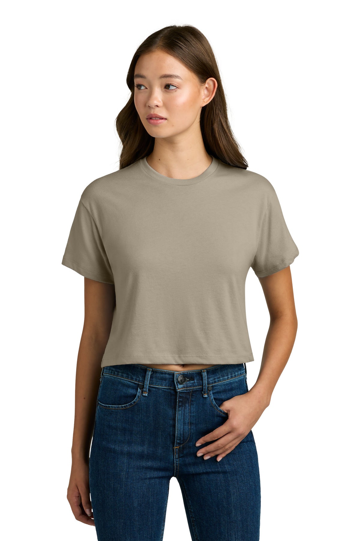 Custom Embroidery or DTF Print - Next Level Apparel ®  Women's Ideal Crop Top NL1580