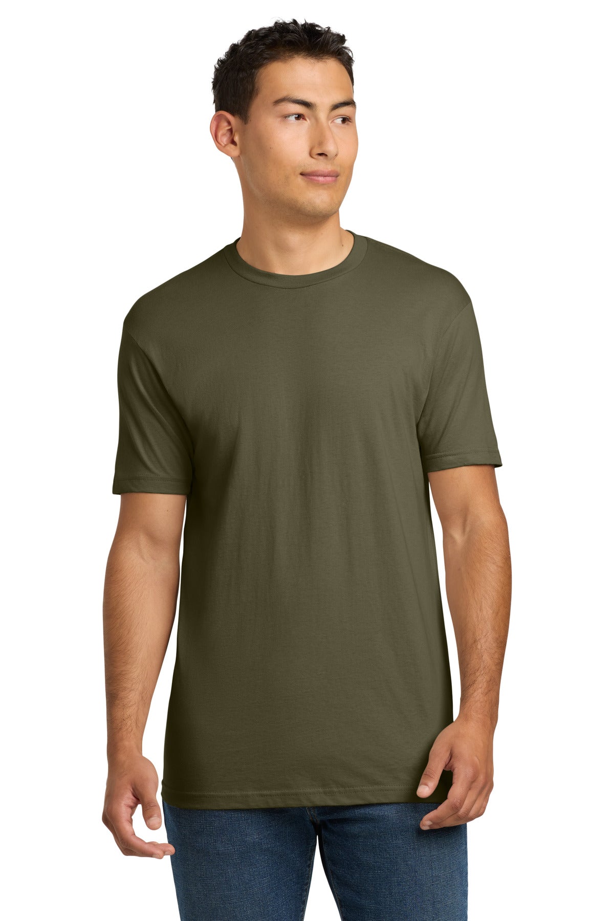 Custom Embroidered or DTF Printed - Next Level Apparel® Adult Cotton Tee. NL3600