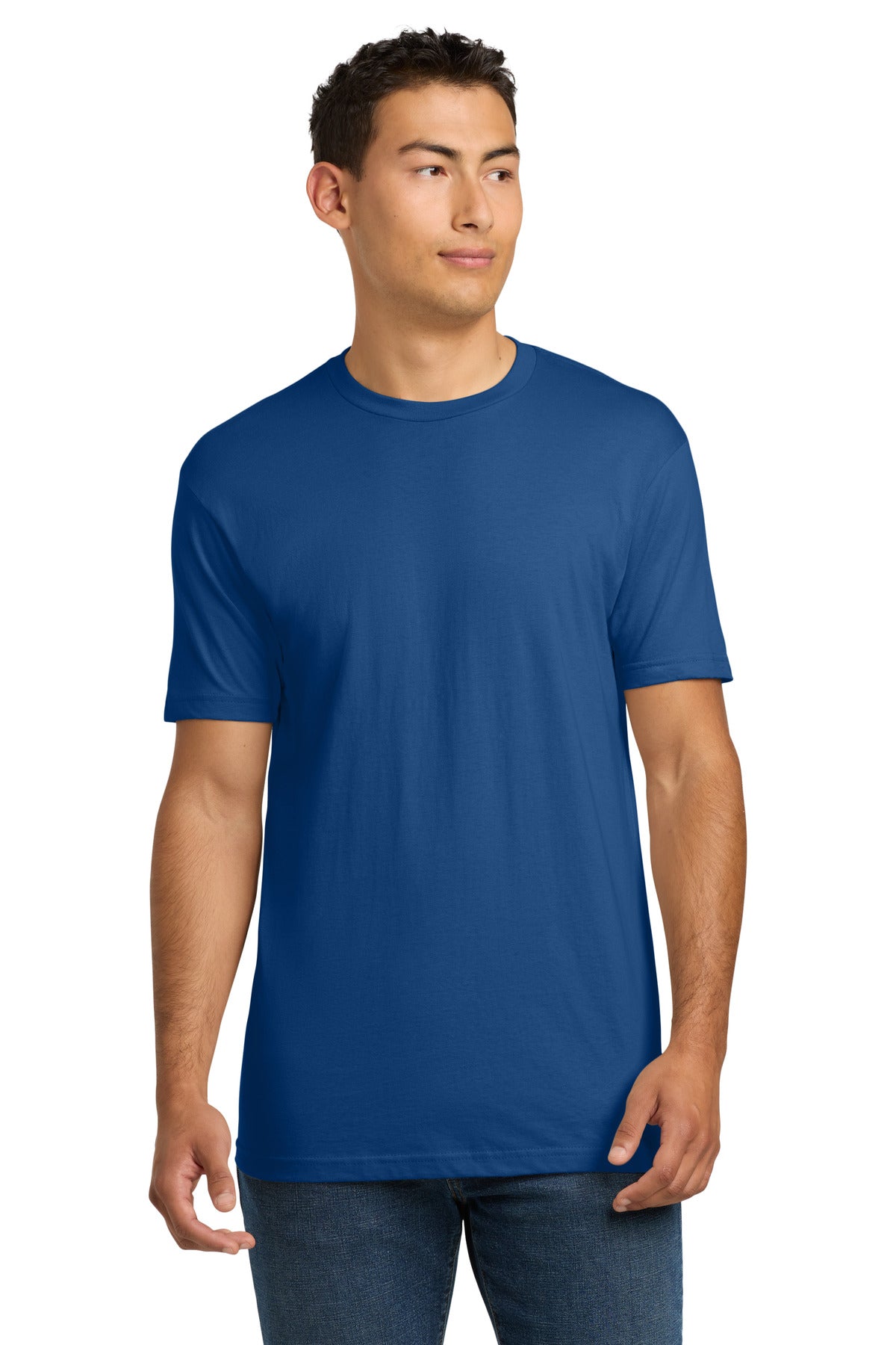 Custom Embroidered or DTF Printed - Next Level Apparel® Adult Cotton Tee. NL3600