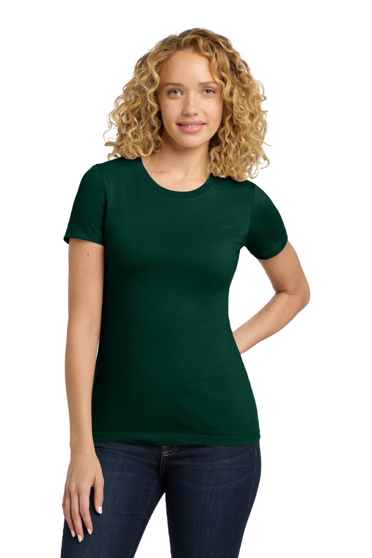 Custom Embroidery or DTF Print - Next Level Apparel ®  Women's Cotton Tee. NL3900