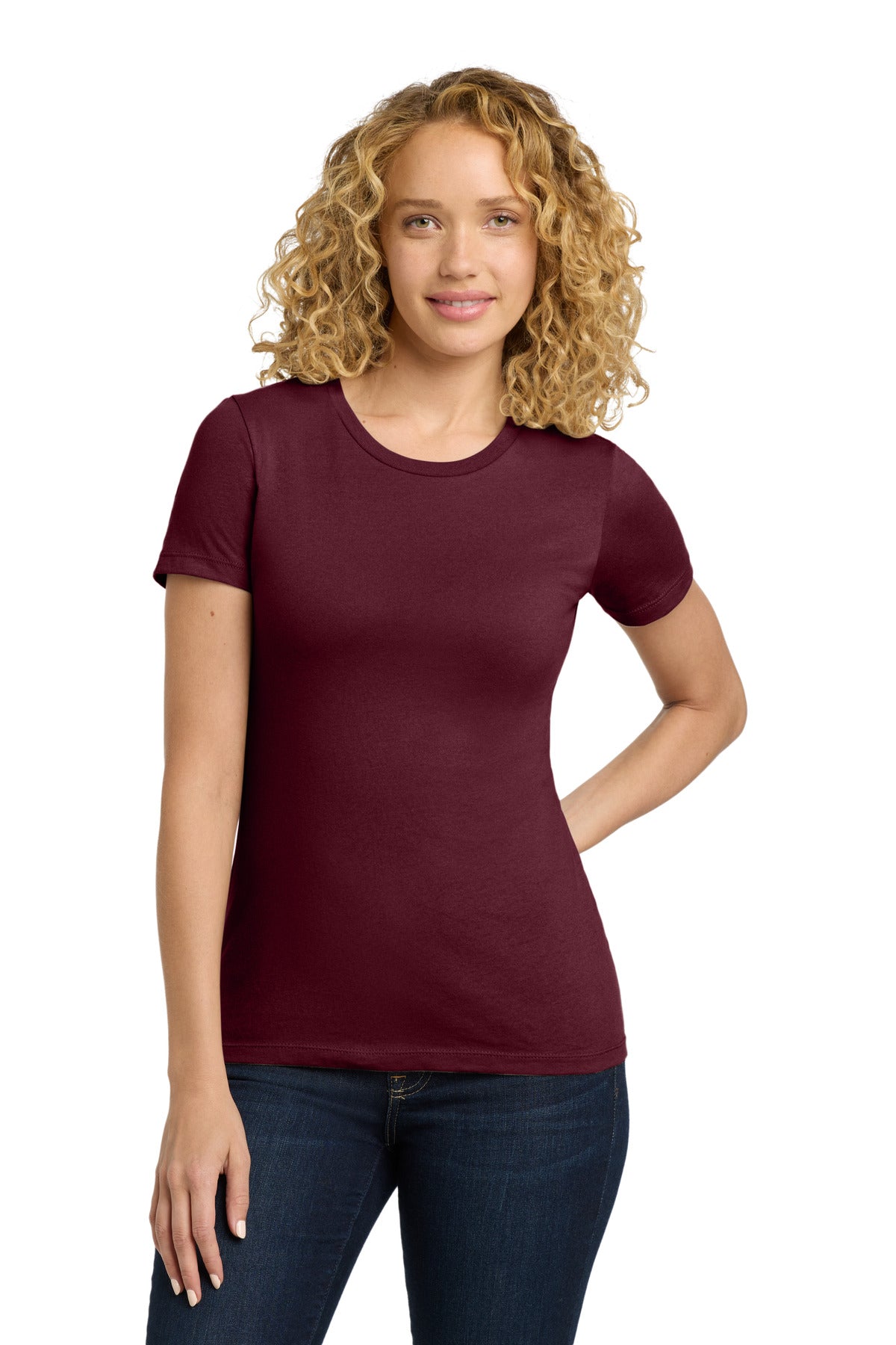 Custom Embroidery or DTF Print - Next Level Apparel ®  Women's Cotton Tee. NL3900