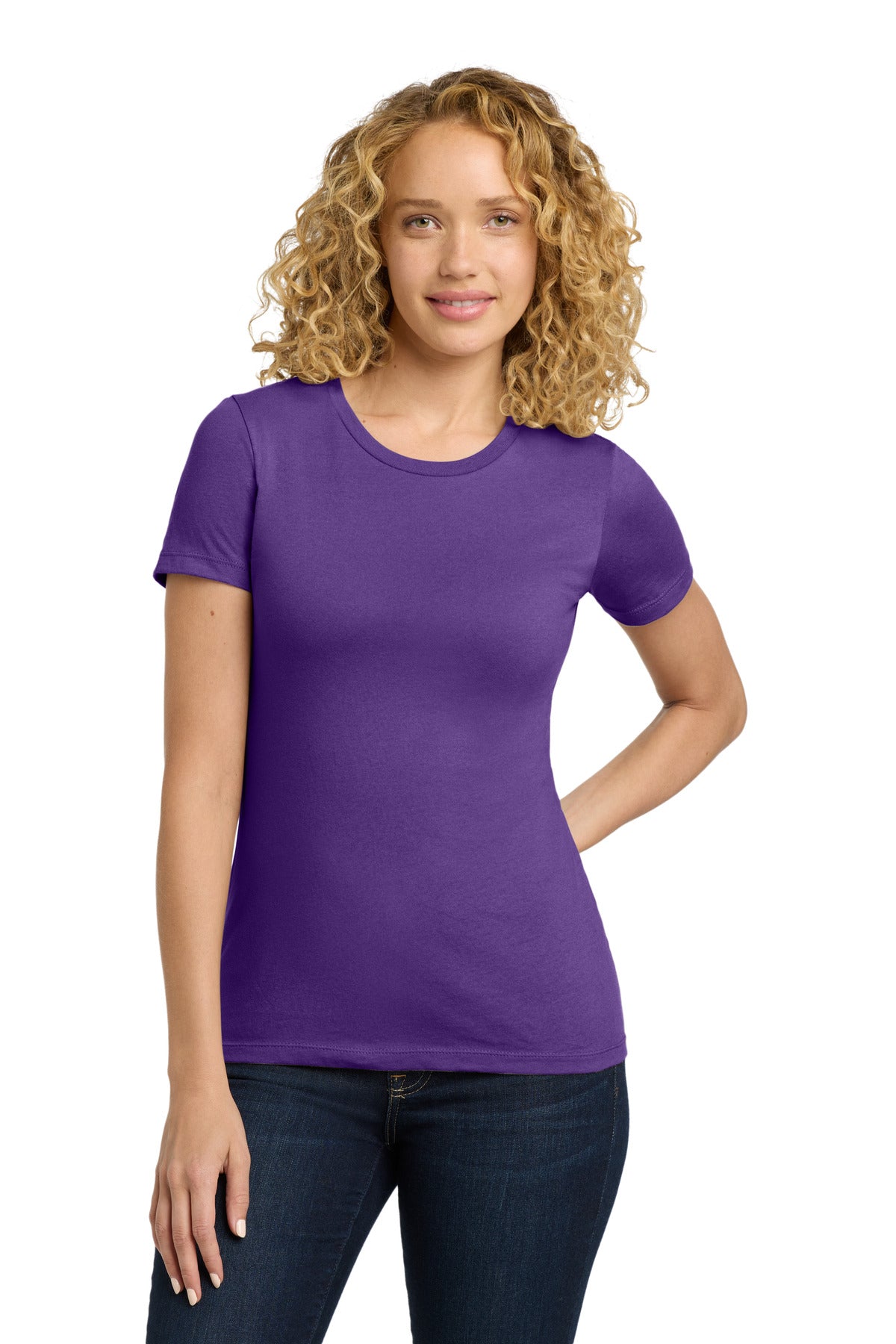 Custom Embroidery or DTF Print - Next Level Apparel ®  Women's Cotton Tee. NL3900