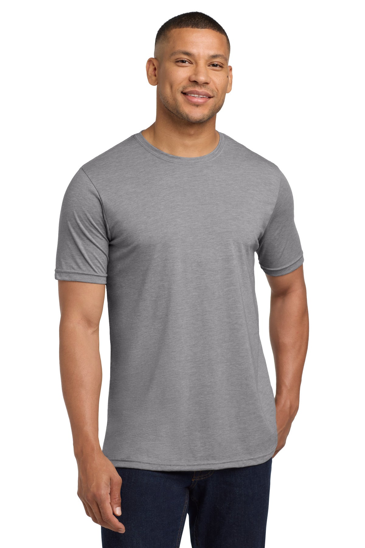 Custom Embroidery or DTF Print - Next Level Apparel ®   Adult Poly/Cotton Tee. NL6200