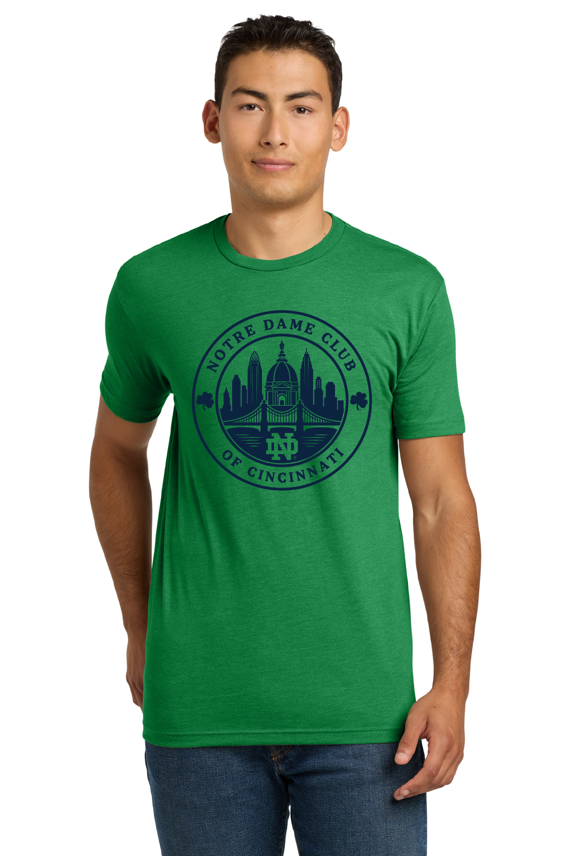 ND Club of Cincinnati - Next Level Apparel ® Adult CVC Tee. NL6210