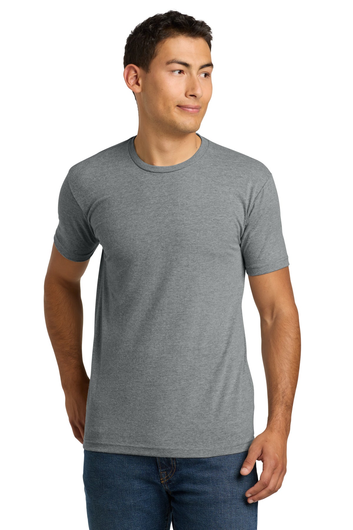 Custom Embroidery or DTF Print - Next Level Apparel ®  Adult CVC Tee. NL6210