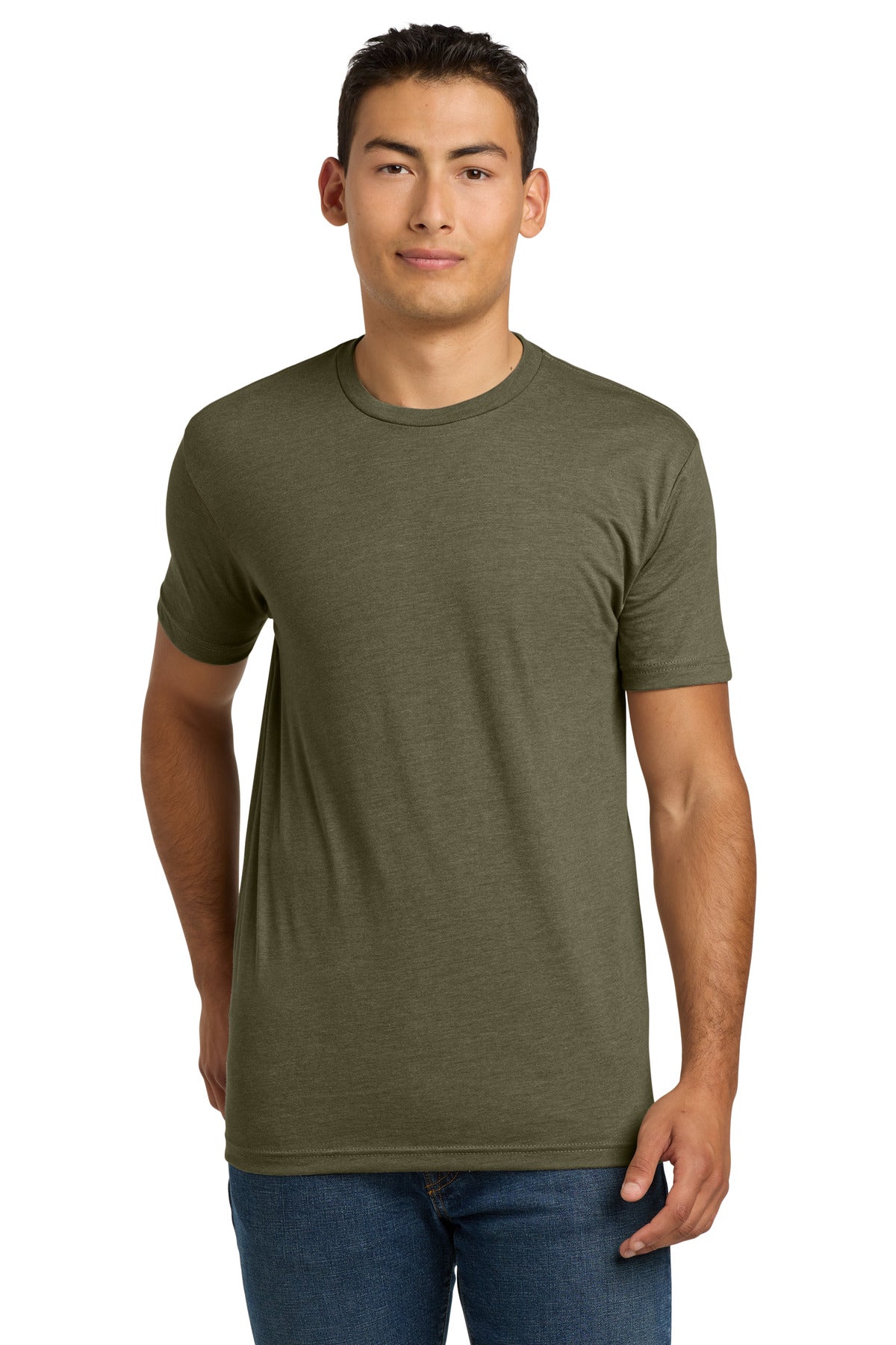 Custom Embroidery or DTF Print - Next Level Apparel ®  Adult CVC Tee. NL6210
