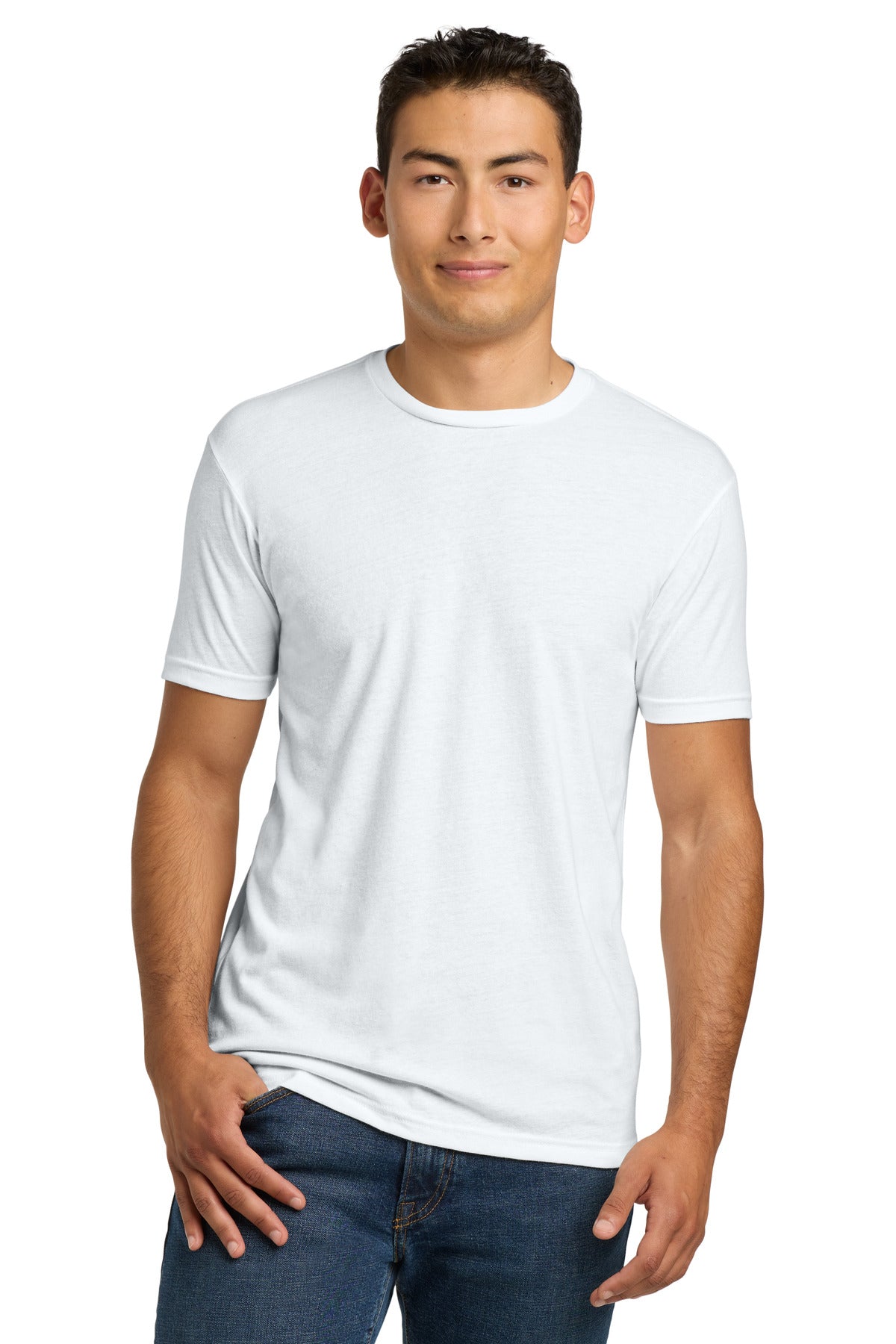 Custom Embroidery or DTF Print - Next Level Apparel ®  Adult CVC Tee. NL6210