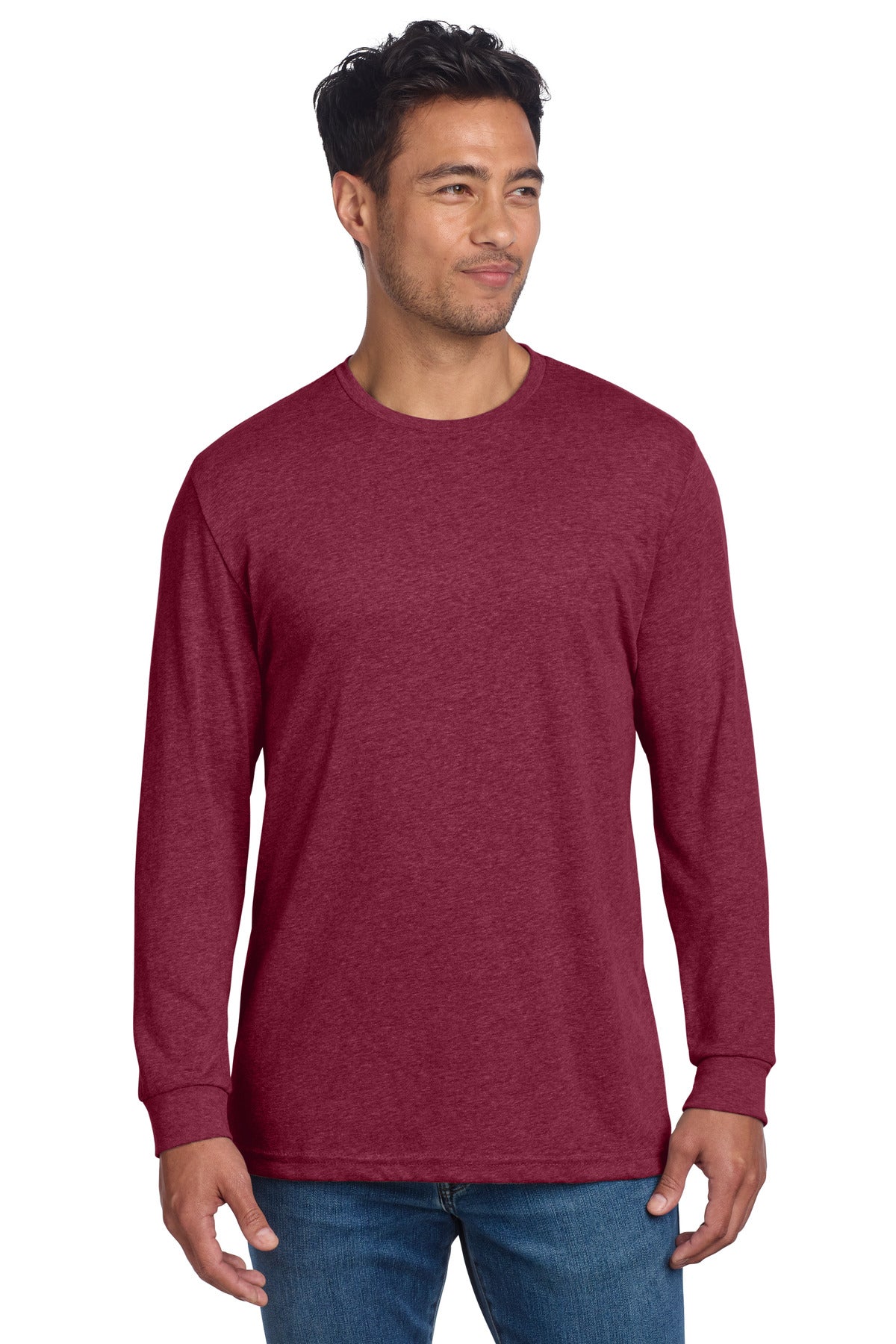Custom Embroidery or DTF Print - Next Level Apparel ®  Adult CVC Long Sleeve Tee NL6211