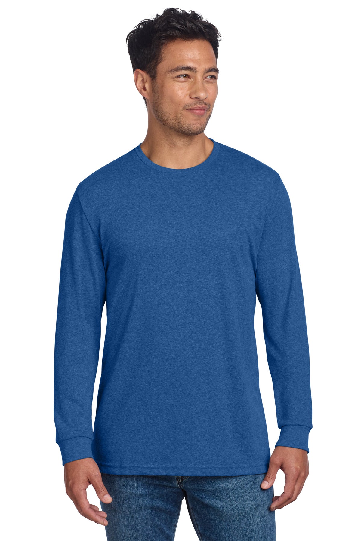 Custom Embroidery or DTF Print - Next Level Apparel ®  Adult CVC Long Sleeve Tee NL6211