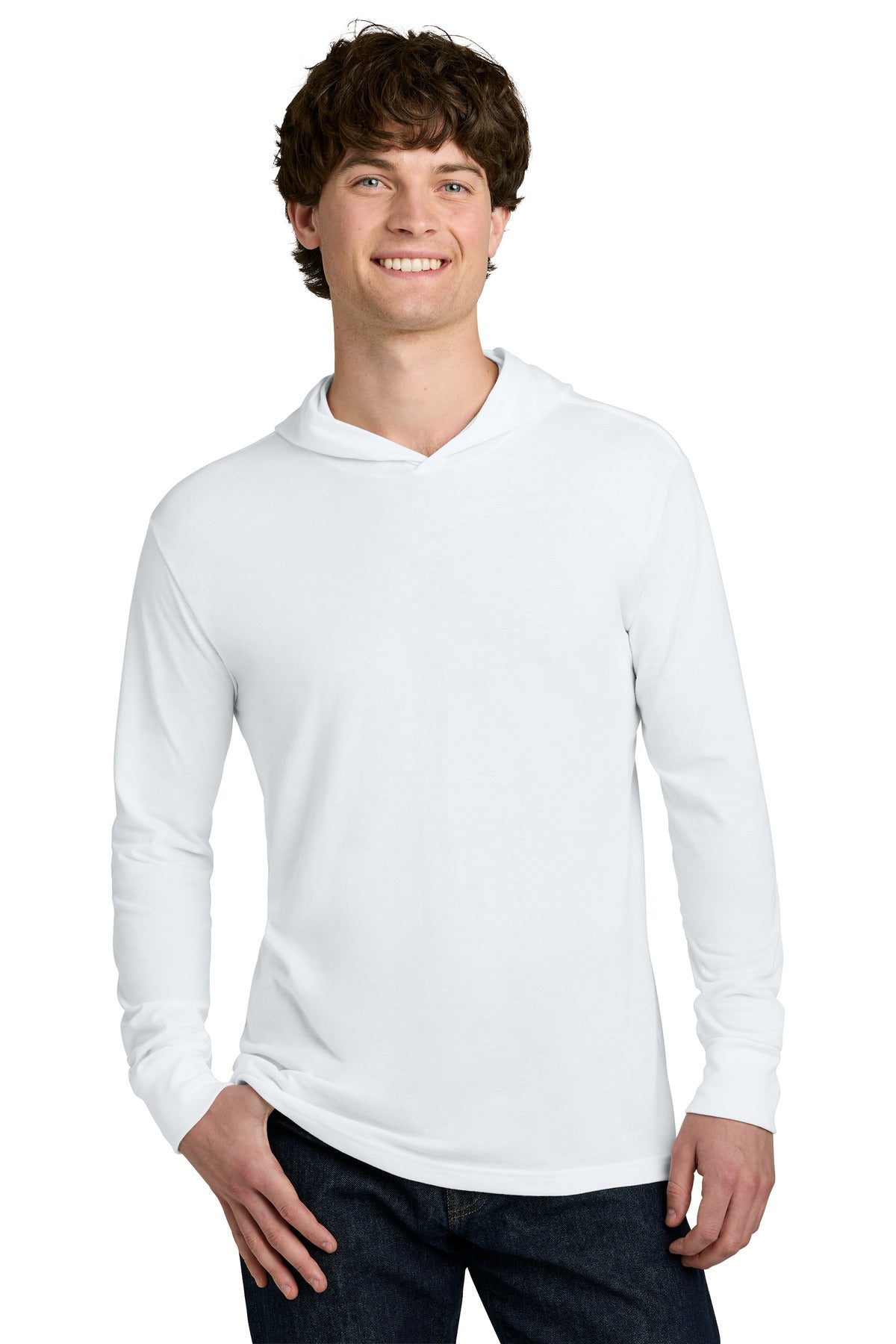 Custom Embroidery or DTF Print - Next Level Apparel ®  CVC Long Sleeve Hoodie NL6221