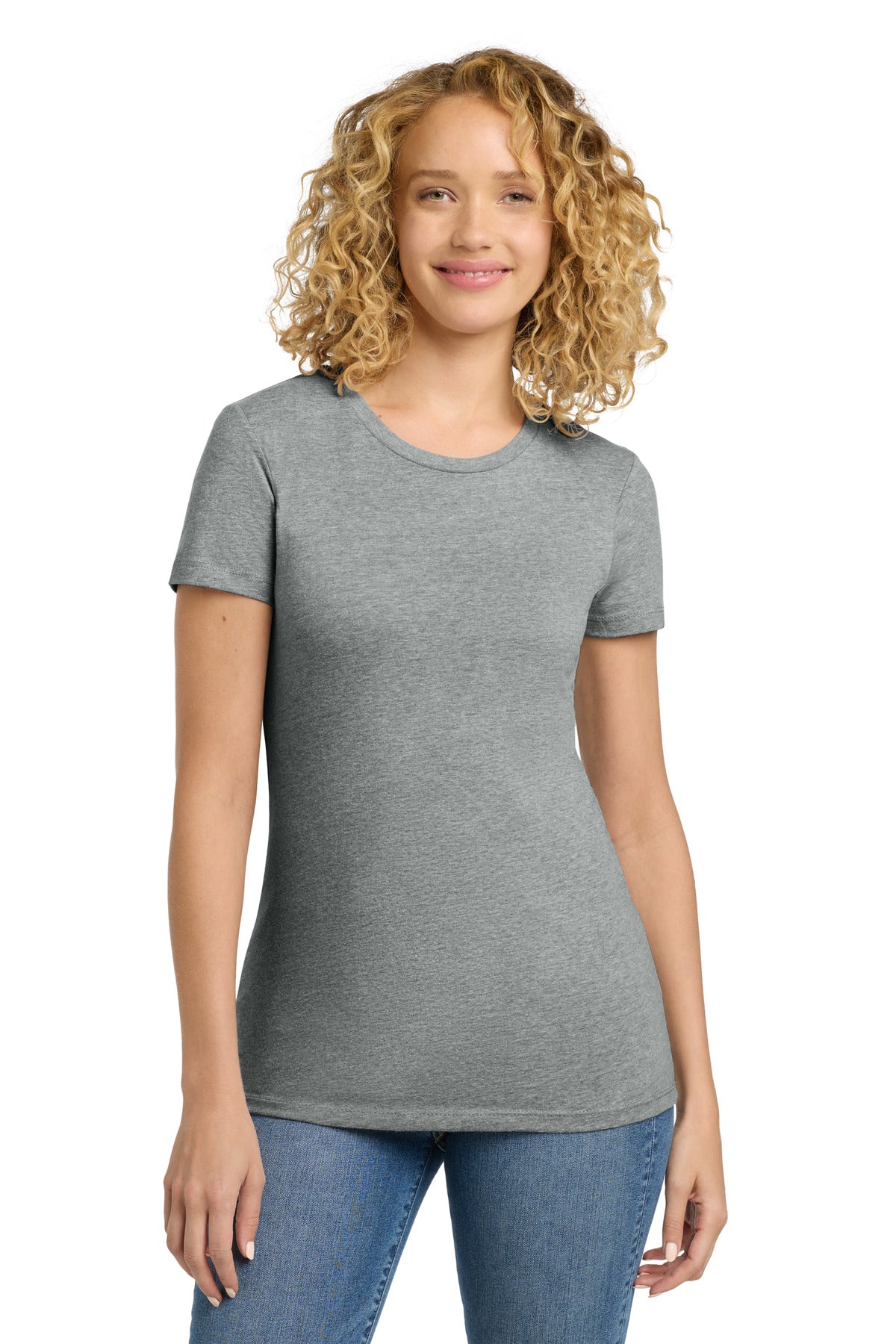 Custom Embroidery or DTF Print - Next Level Apparel ®   Women's CVC Tee. NL6610