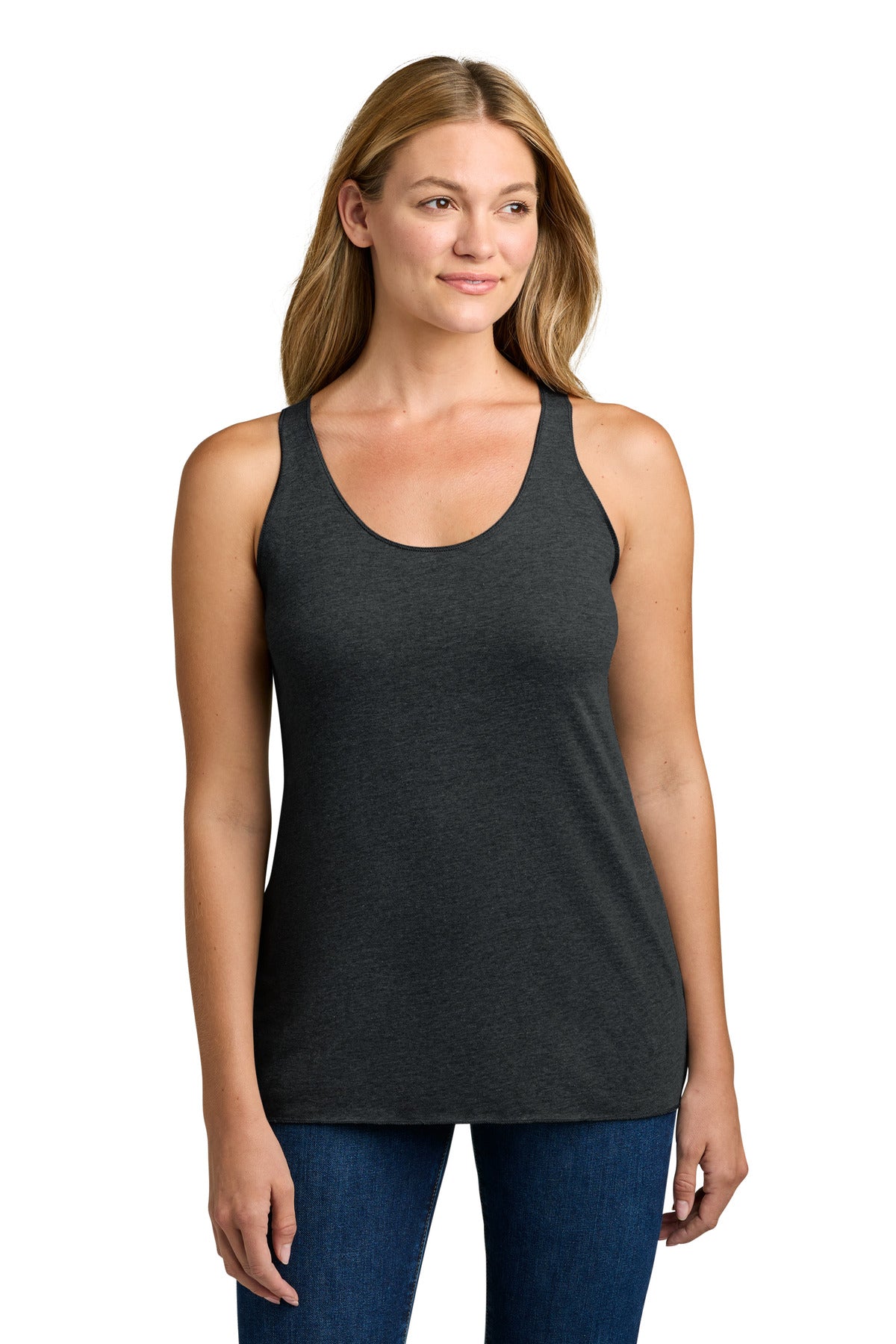 Custom Embroidery or DTF Print - Next Level Apparel ®   Women's Tri-Blend Racerback Tank. NL6733
