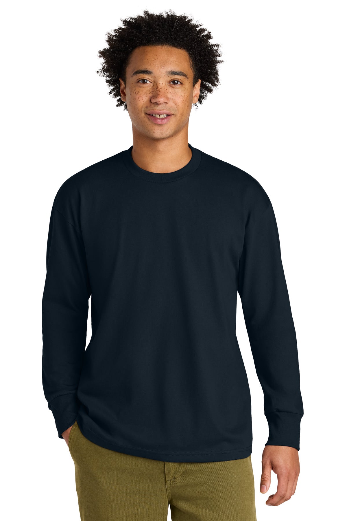Custom Embroidery or DTF Print - Next Level Apparel ®  Heavyweight Long Sleeve Tee NL7211