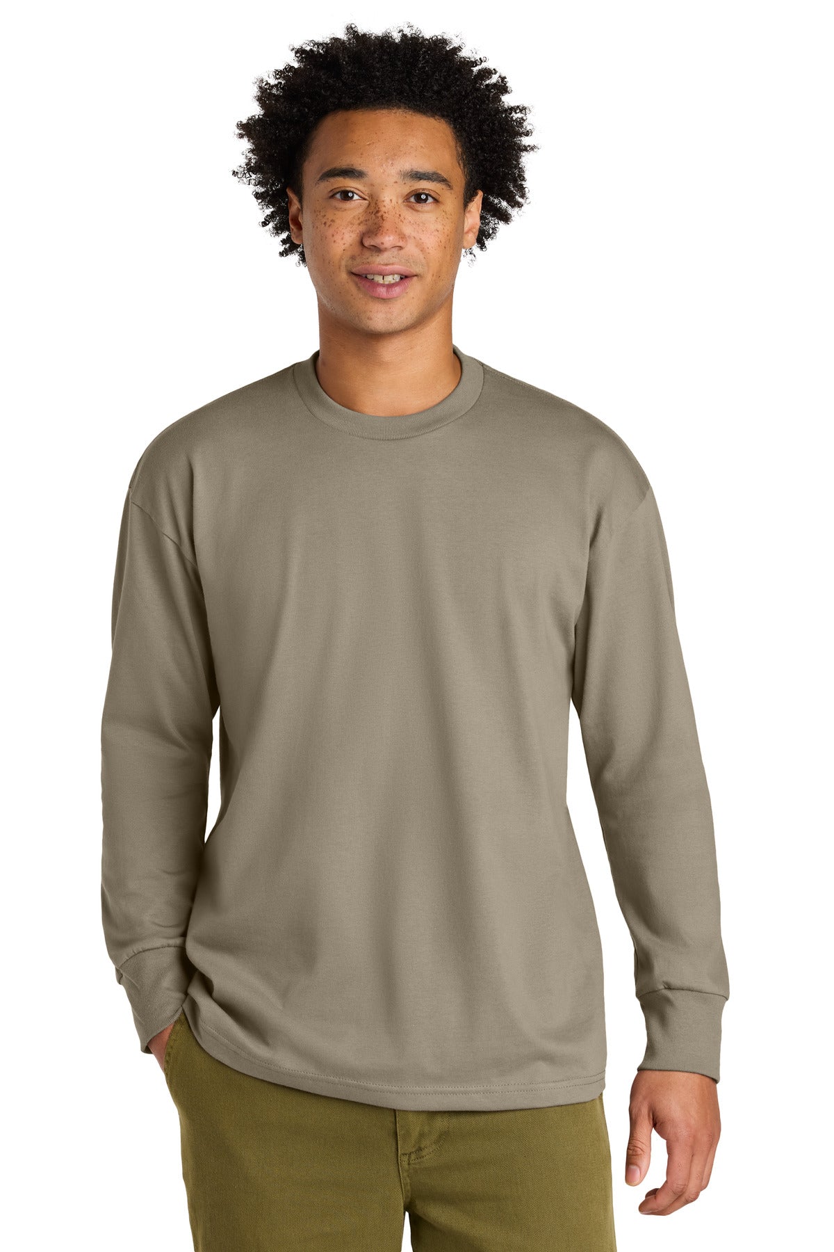 Custom Embroidery or DTF Print - Next Level Apparel ®  Heavyweight Long Sleeve Tee NL7211